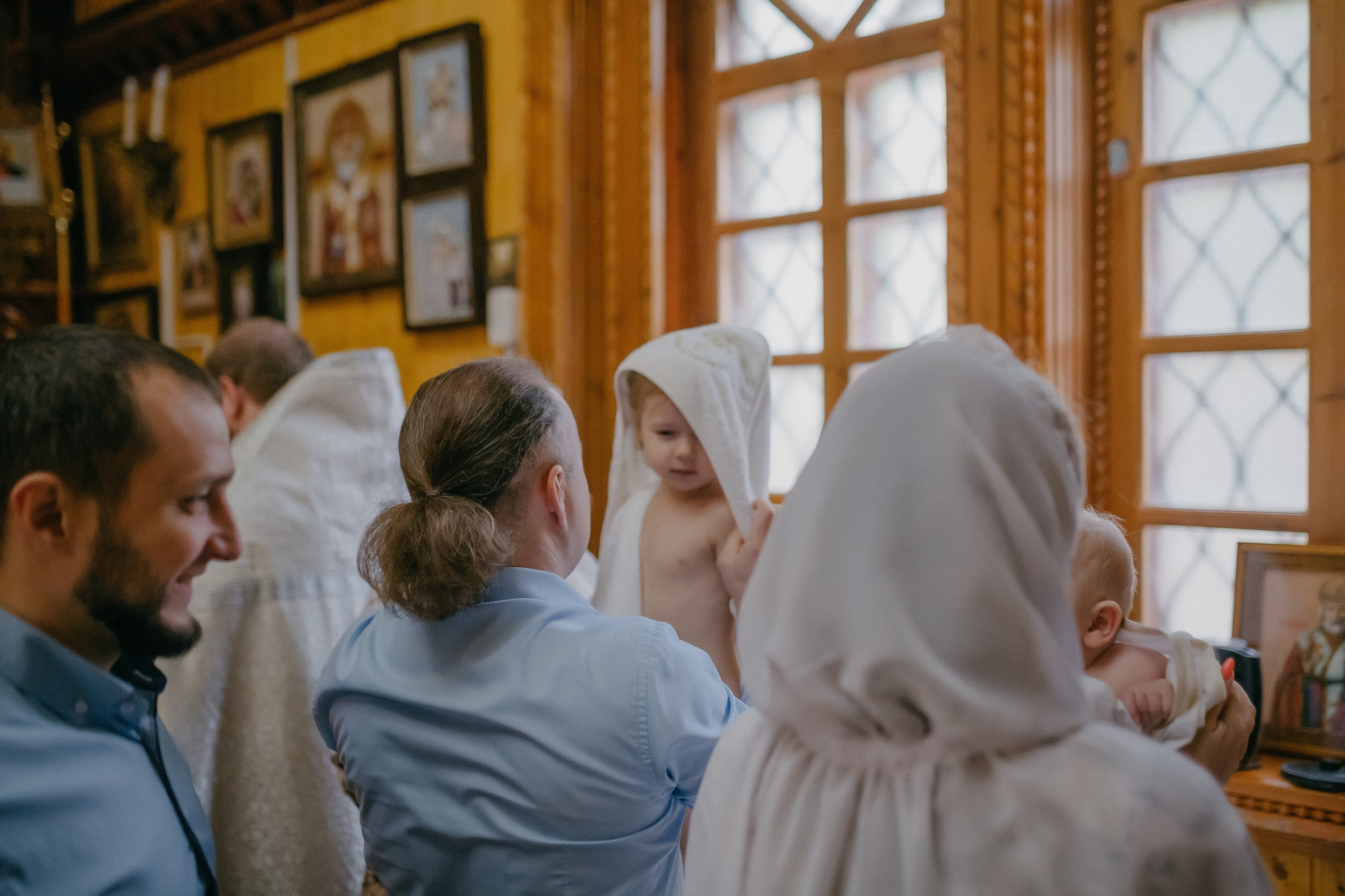 Крещение Таисии и Льва. Храм в честь Святителя Николая. п.Белый Яр. Семейный фотограф в Сургуте