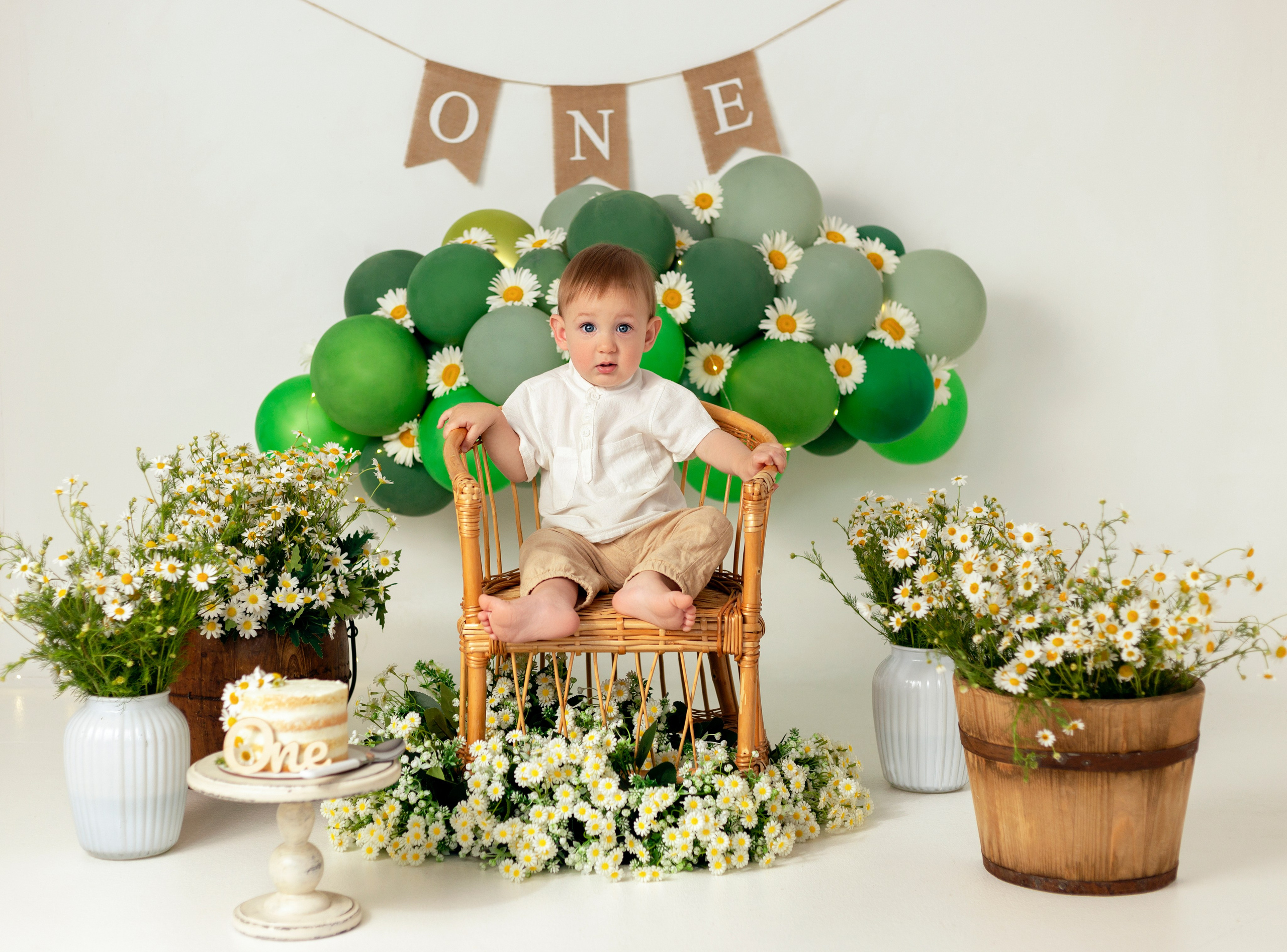 Паша Первый годик. Фотограф беременных и новорождённых в Краснодаре