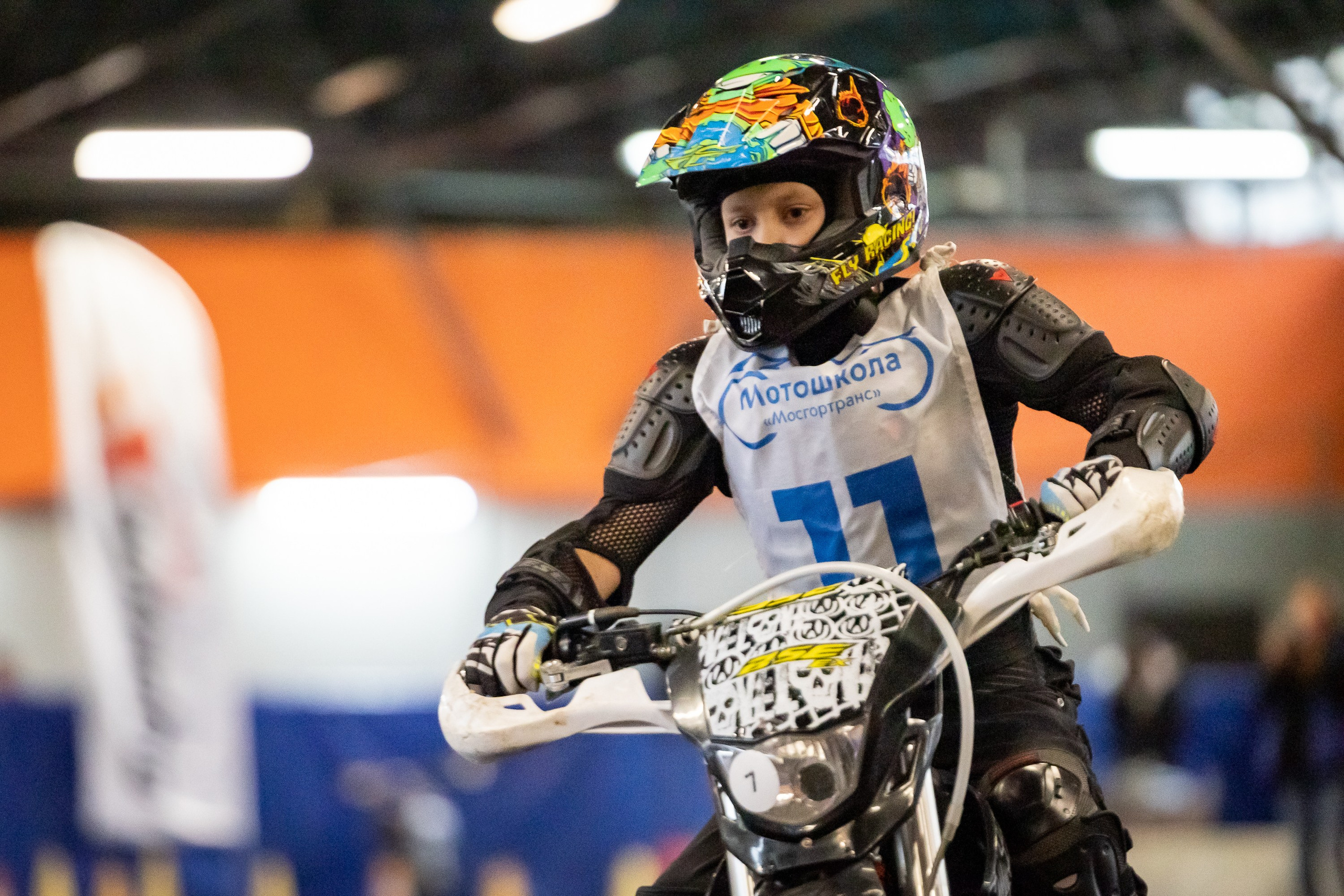 Соревнования в Мотошколе «Мосгортранс». Фотограф Владимир Охрименко