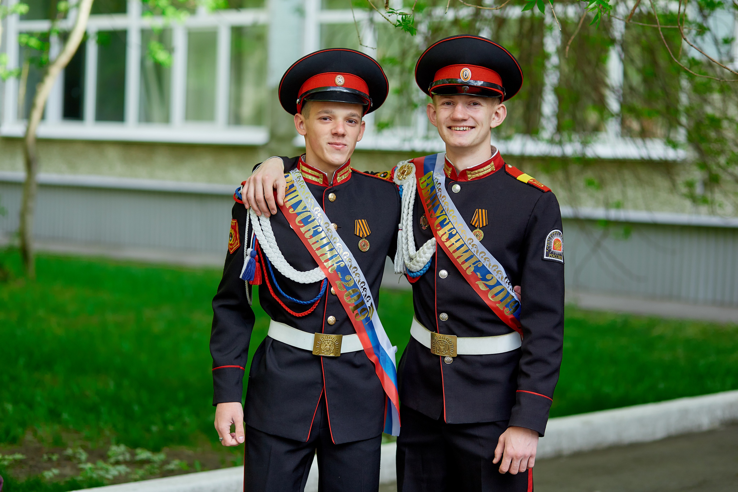 Кадеты последний звонок. Фотограф Вячеслав Фарунин