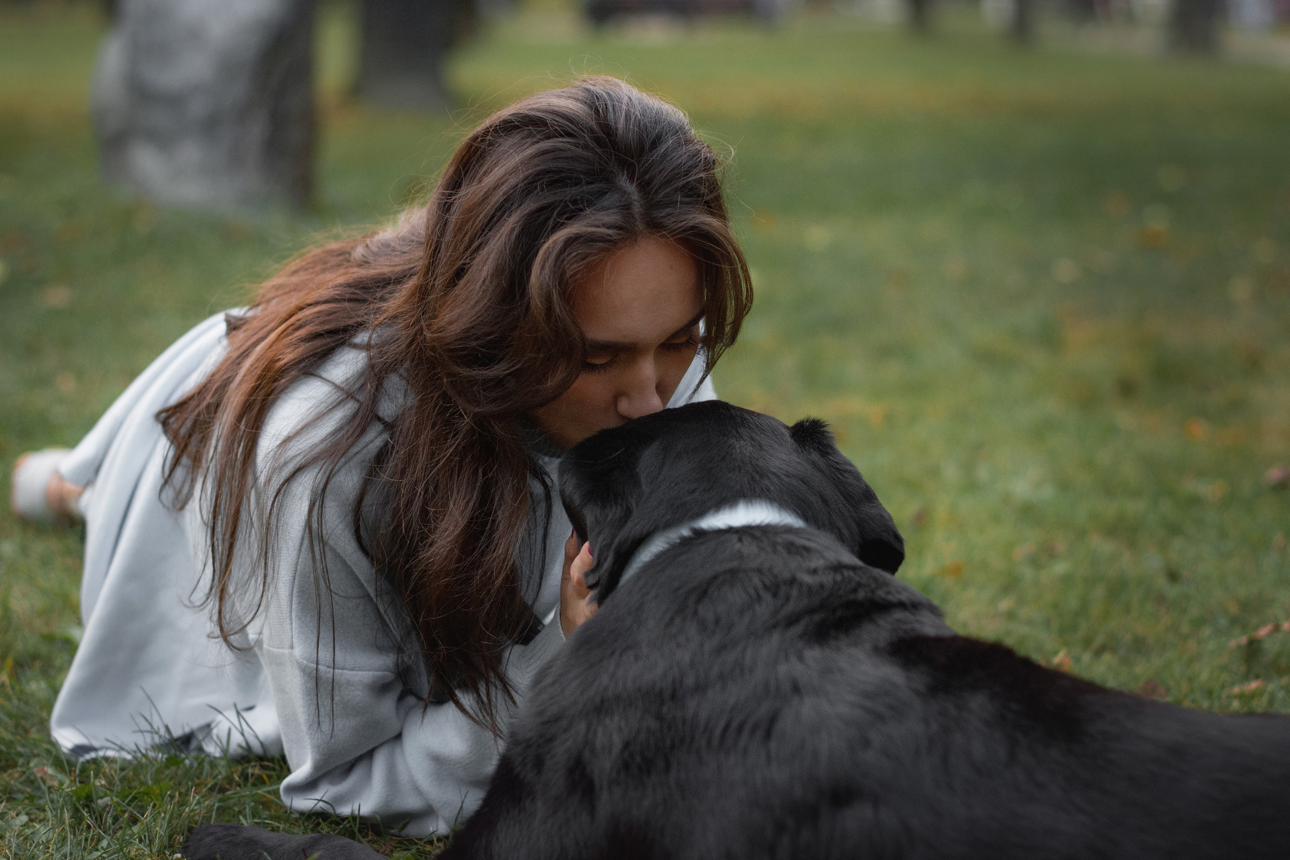 Семейная осенняя фотосессия с собакой. Фотограф собак, анималист в Москве Кира Яковлева
