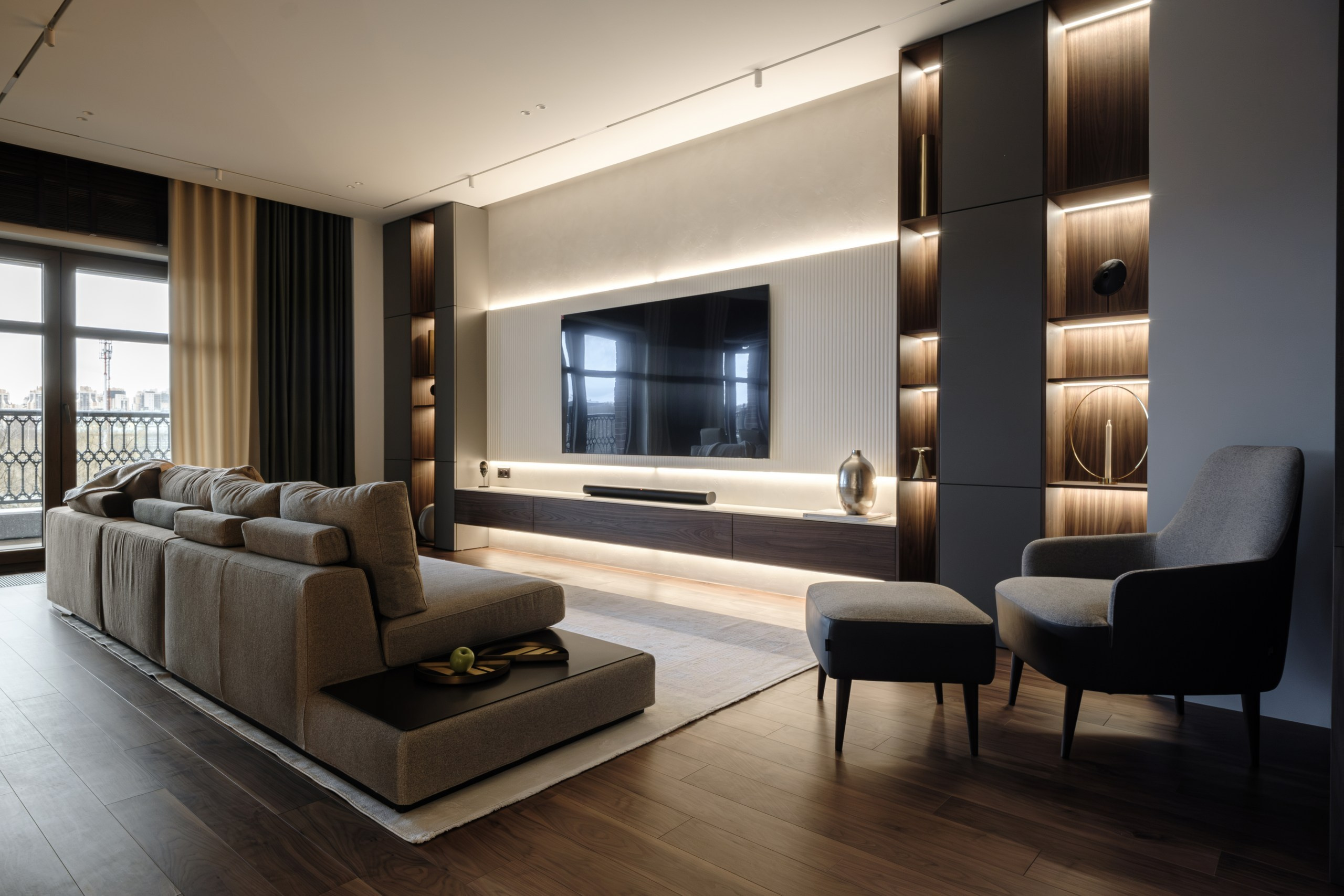 Дизайн квартиры, ЖК Гребной яхтъ-клуб. Интерьерный фотограф и видеограф в Санкт-Петербурге Вадим Балбашевский