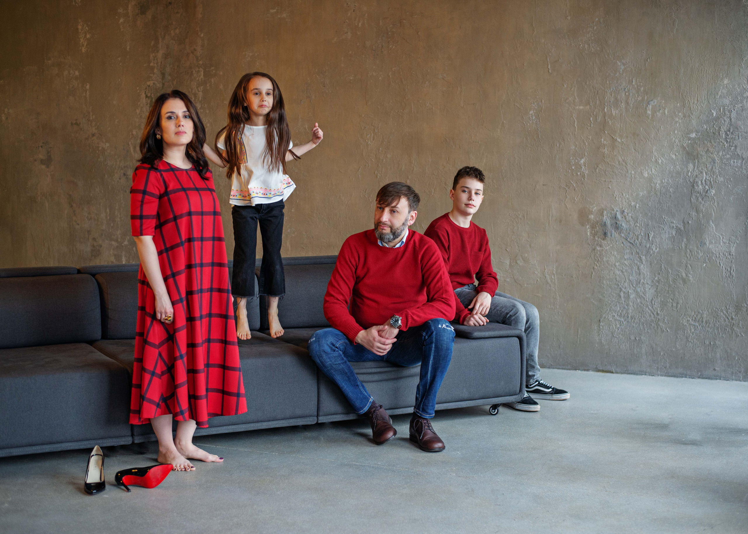Лена, Михаил-отец, Михаил-сын и СашуляМихална. Профессиональный фотограф в Москве и МО Мария Куравлева