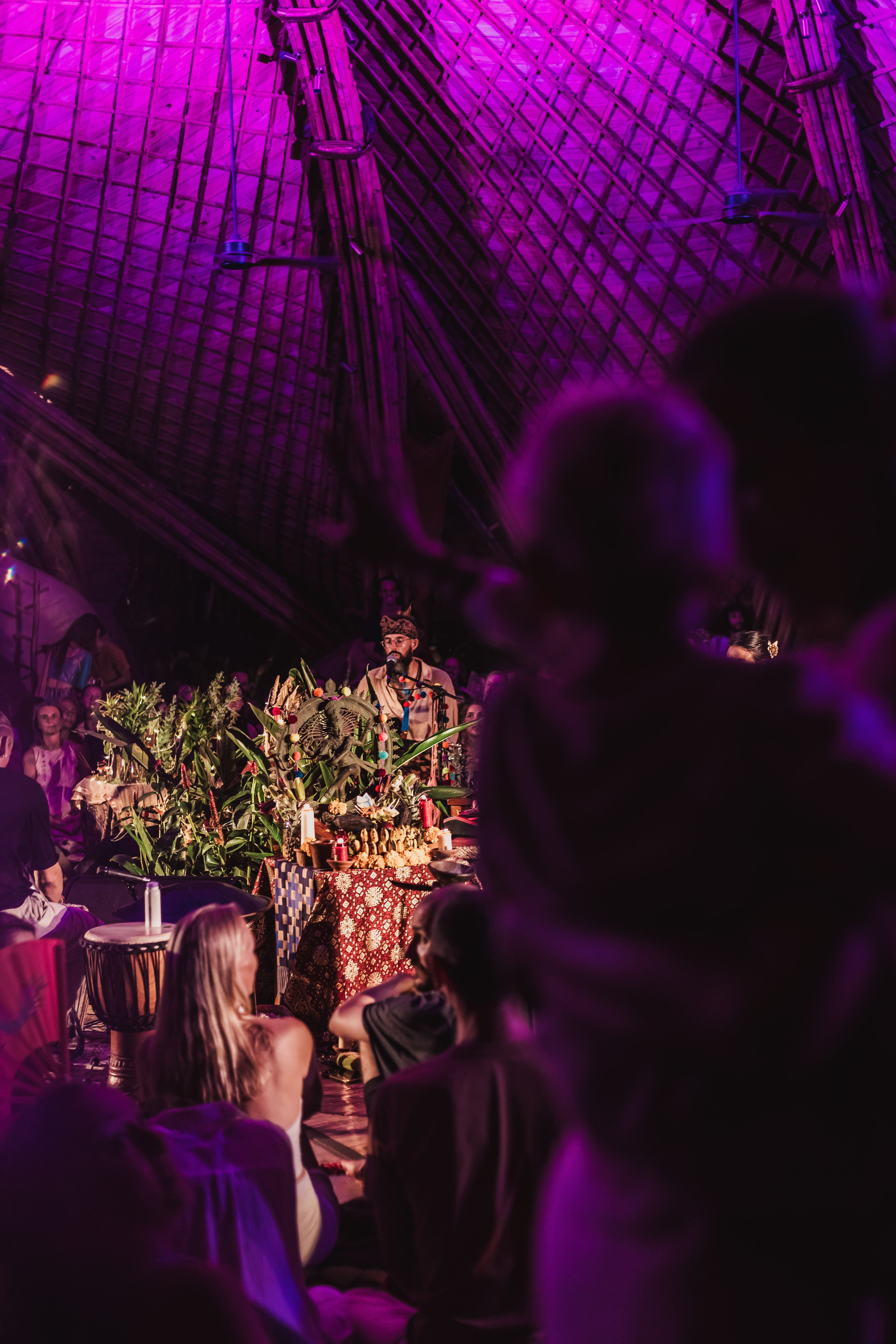 Hanuman Project kirtan at Alchemy april. Mariam Bagdasaryan