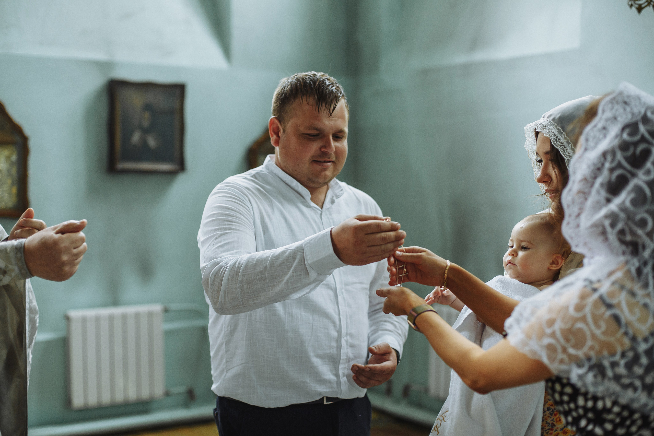 Крещение Софии. Семейный и свадебный фотограф в Саратове Катерина Оленская
