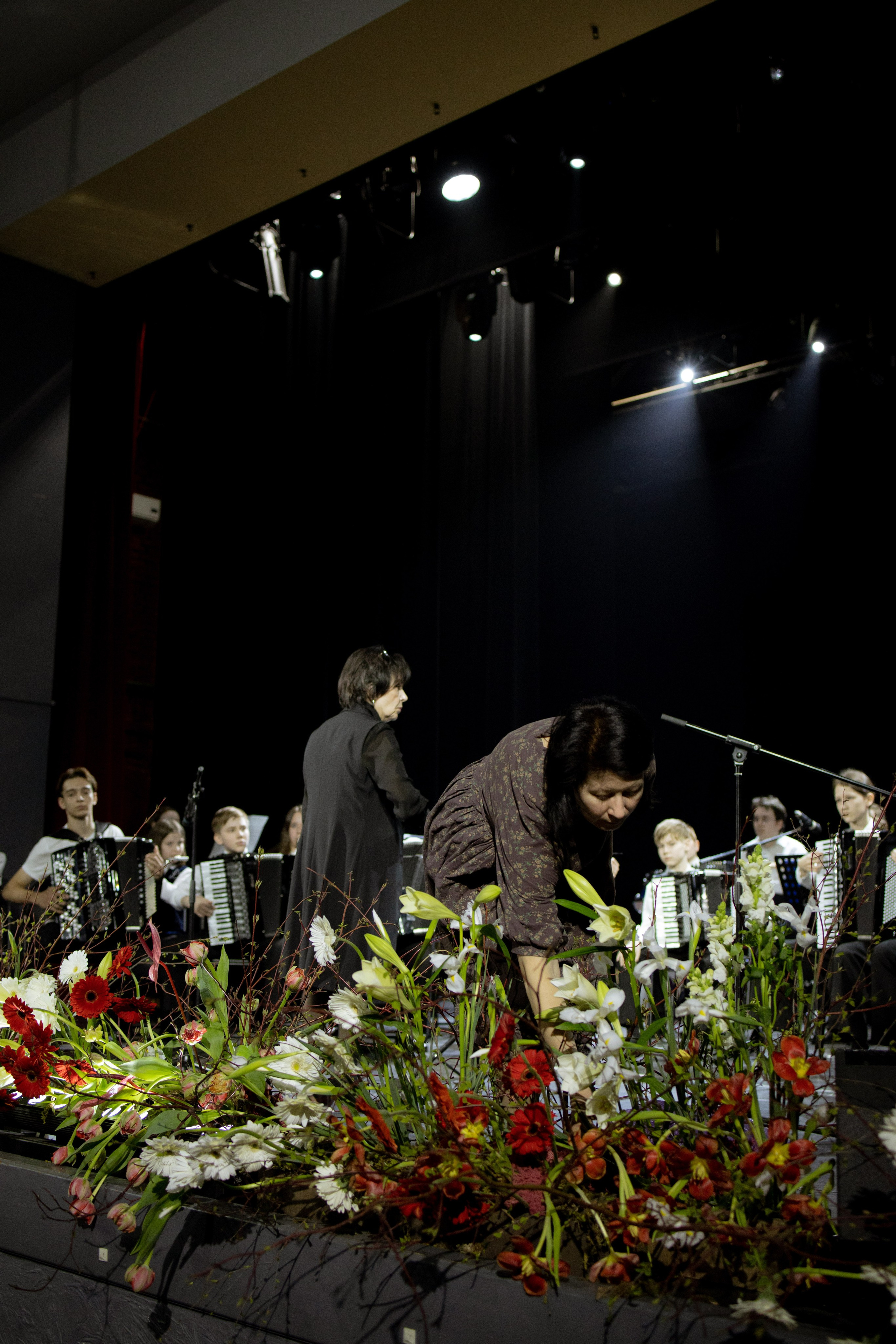 Оформление Отчетного концерта Музыкальной школы Глазунова. Оформление свадеб, декор свадеб Вера Маркова, Москва