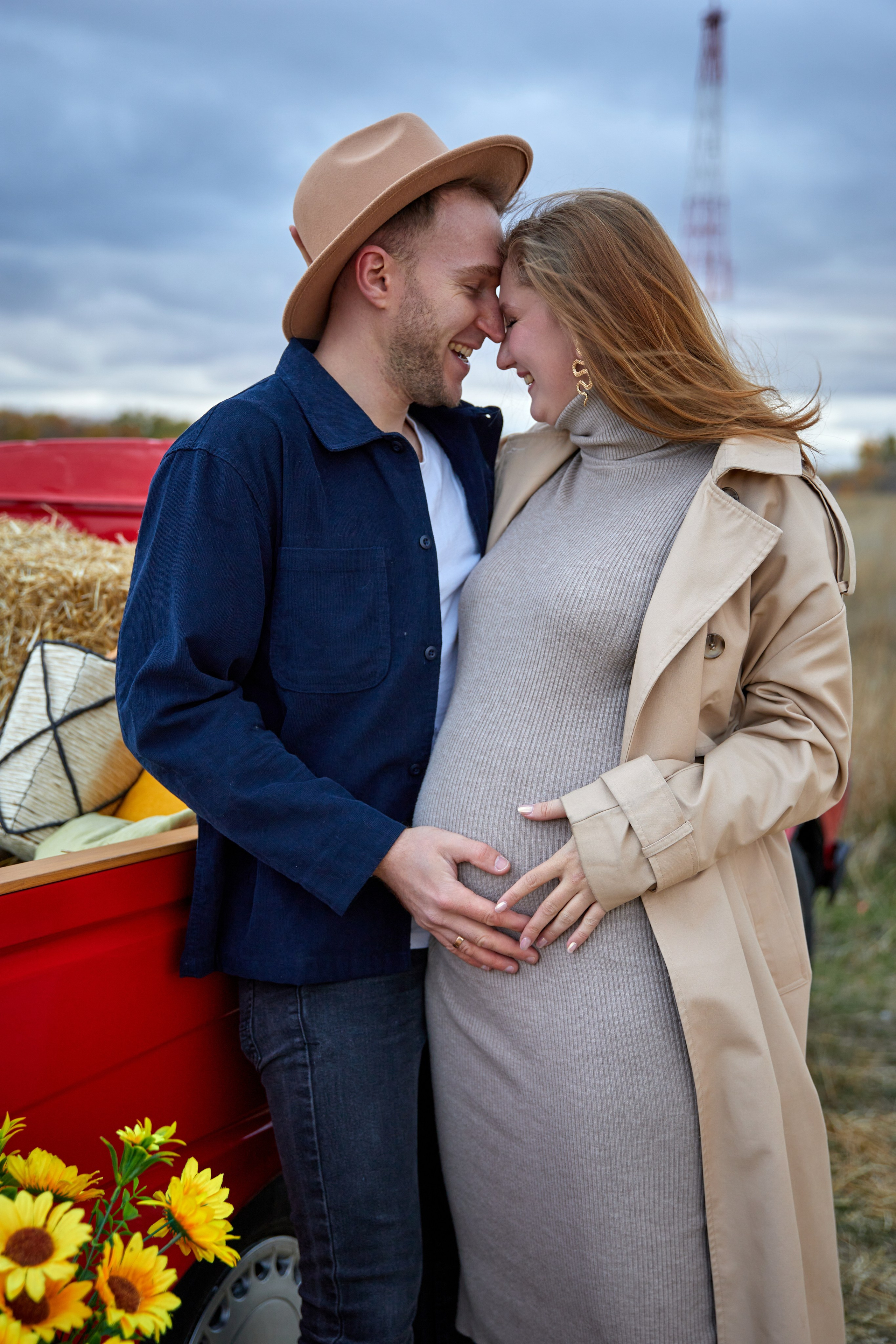 Осенняя с машиной. Фотограф в Самаре Анастасия Афанасьева