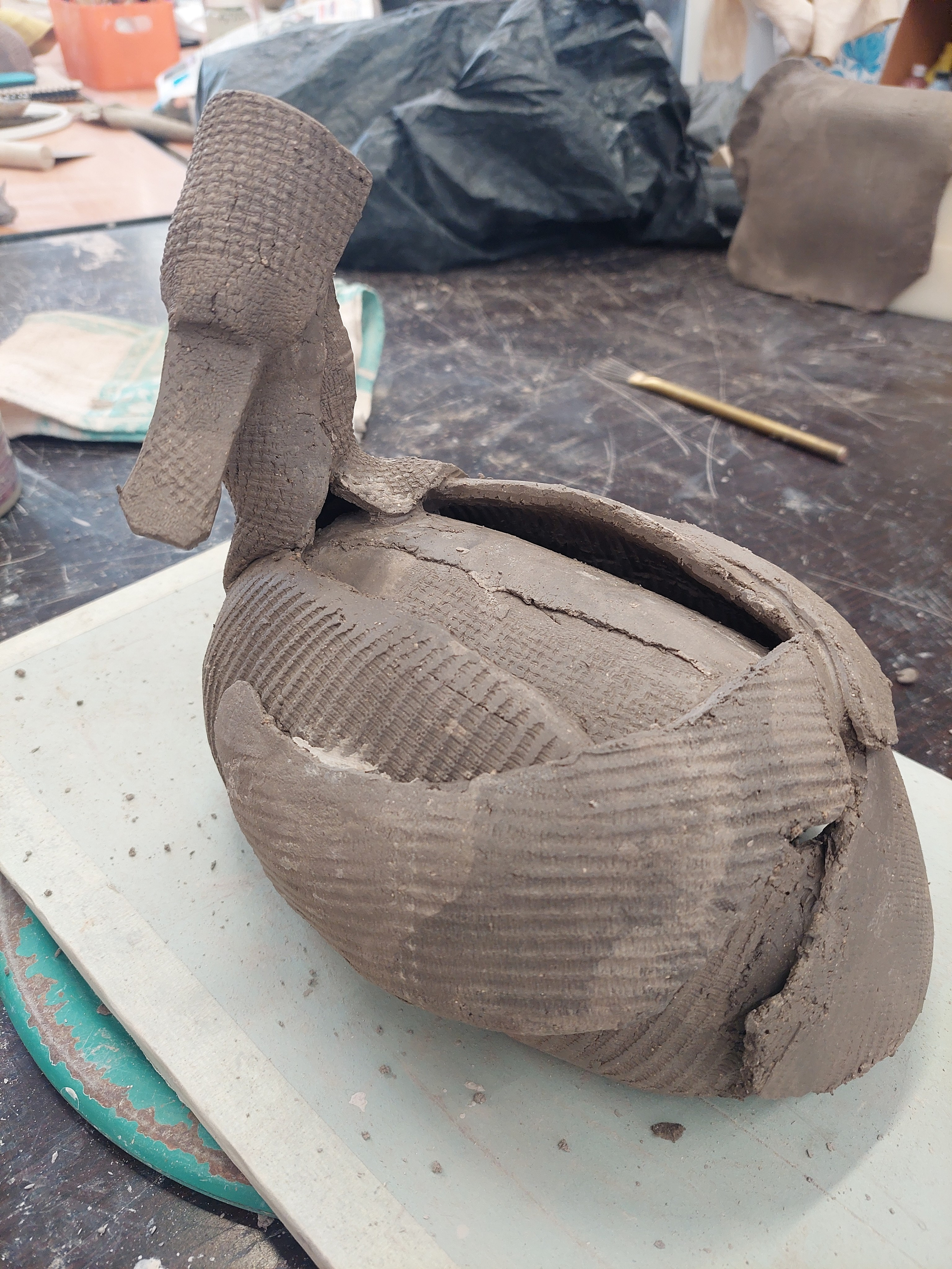 Что остается за кадром, или процесс работы керамиста. Керамика с историей. Елена Рогалёва