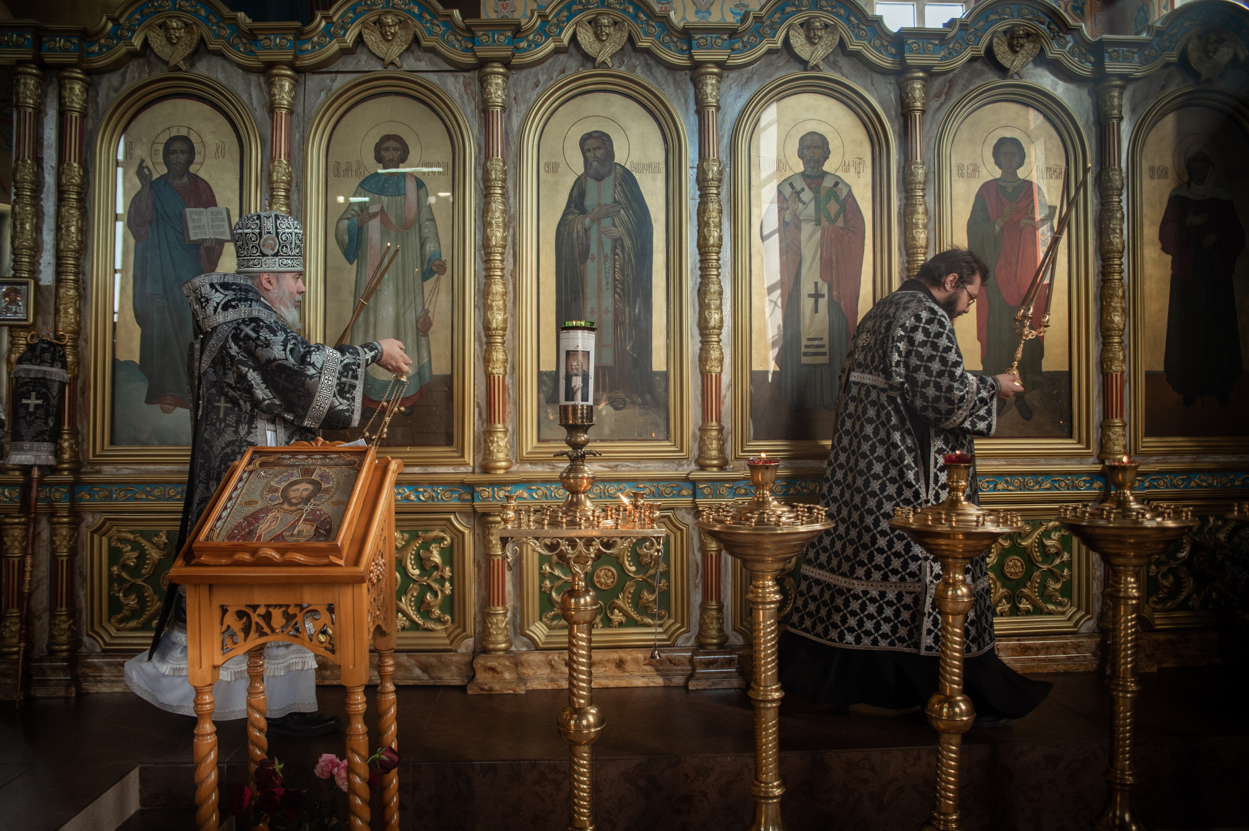 Преждеосвящение Даров. Храм Серафима Саровского. Церковный, семейный и репортажный фотограф Волгоград, Волжский