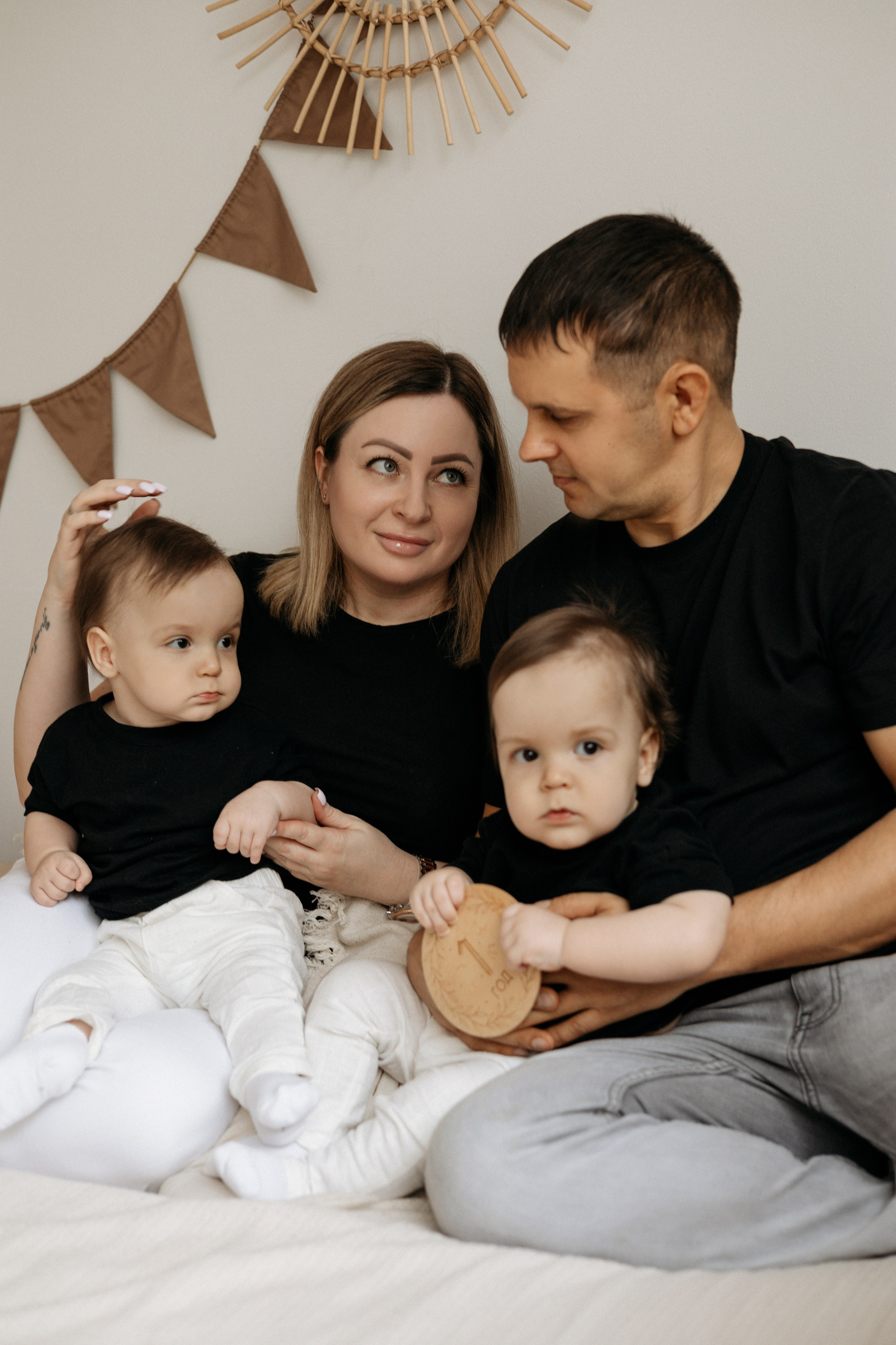 Близнецы годик. Самый теплый фотограф в Краснодаре Рябоконь Ксения