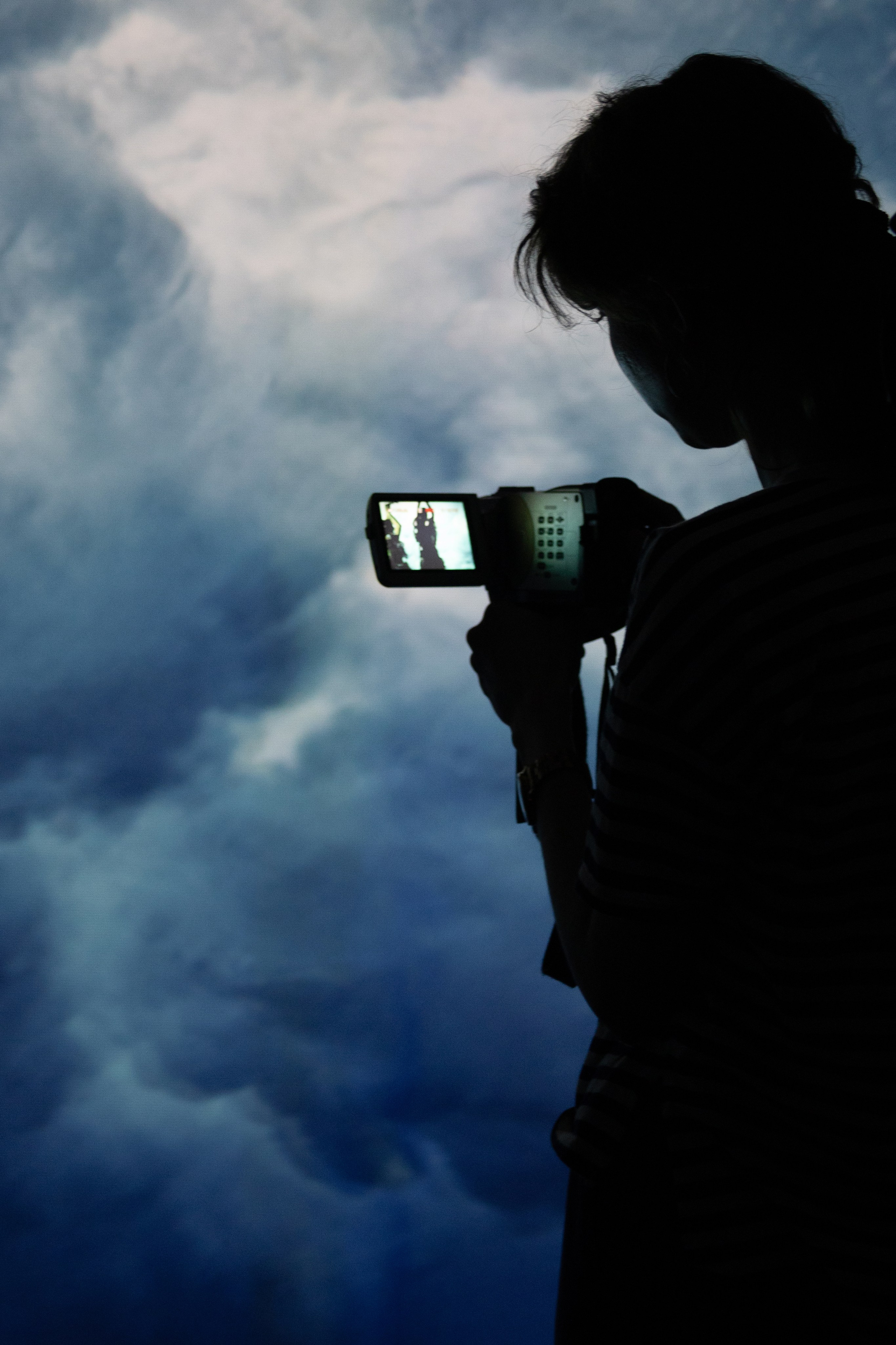 Backstage of the music video. Magic photos