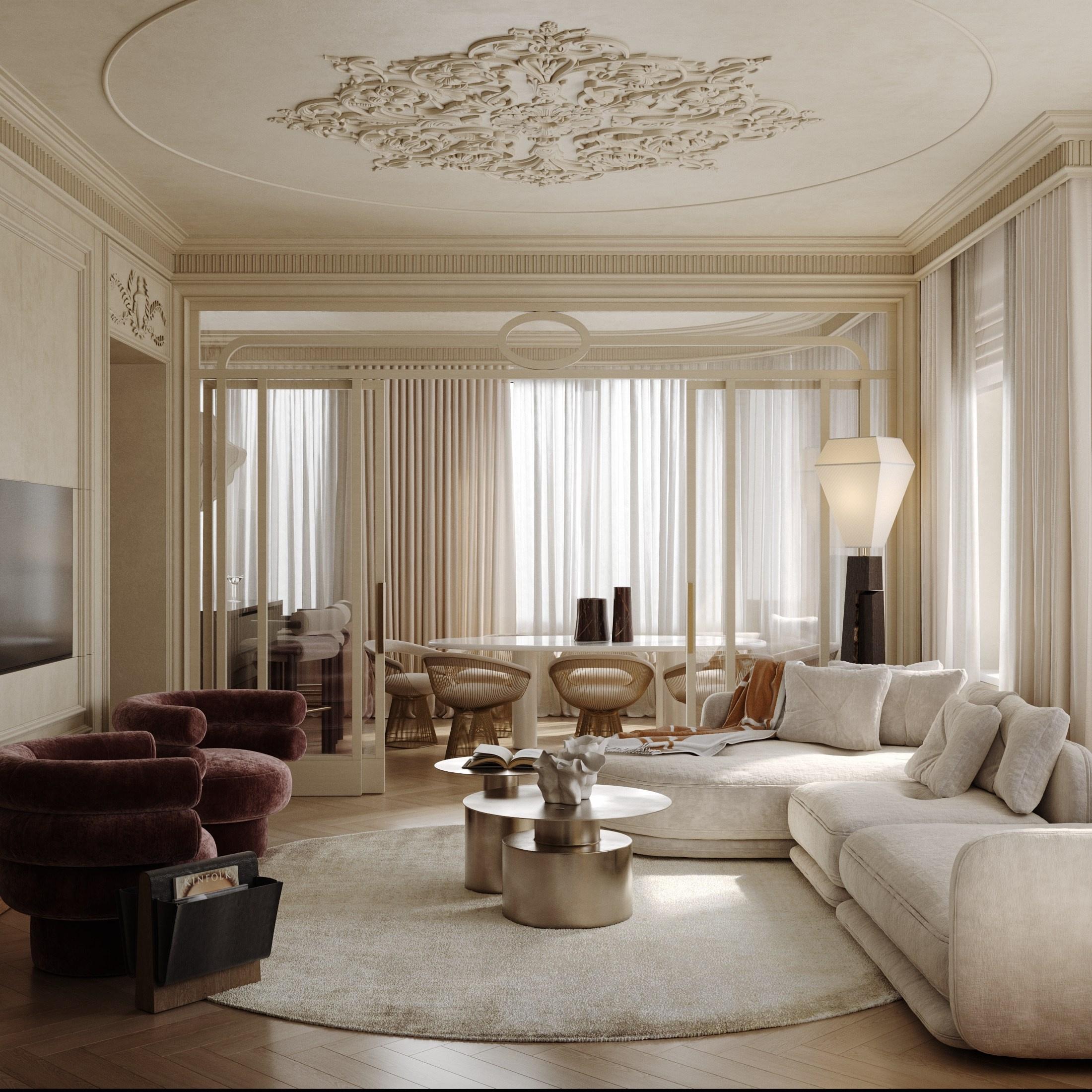 Интерьер. 3d Visualization of the interior and exterior
