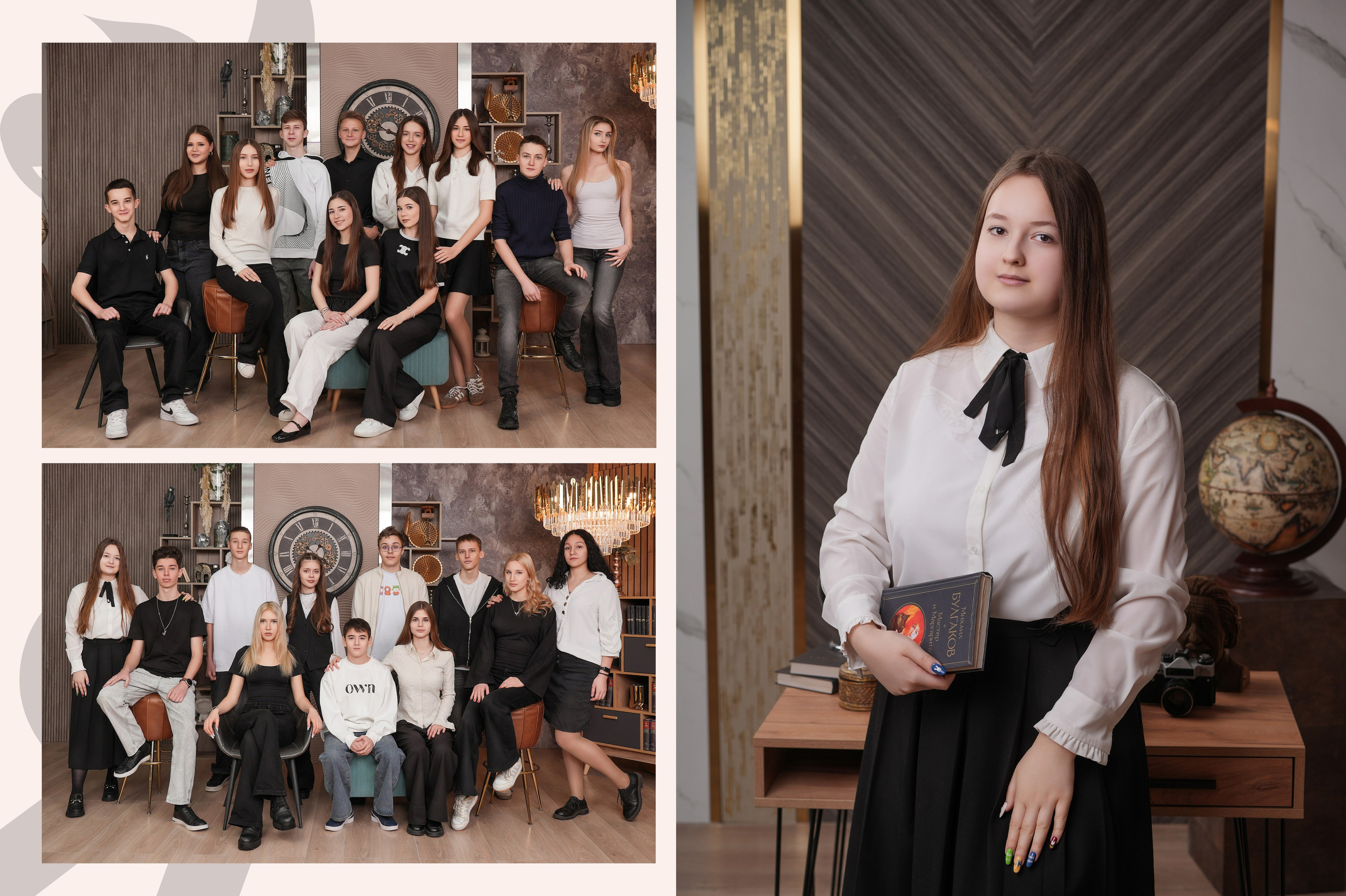 ЛИЦЕЙ 48 9 Э. Красивый выпускной альбом в Краснодаре