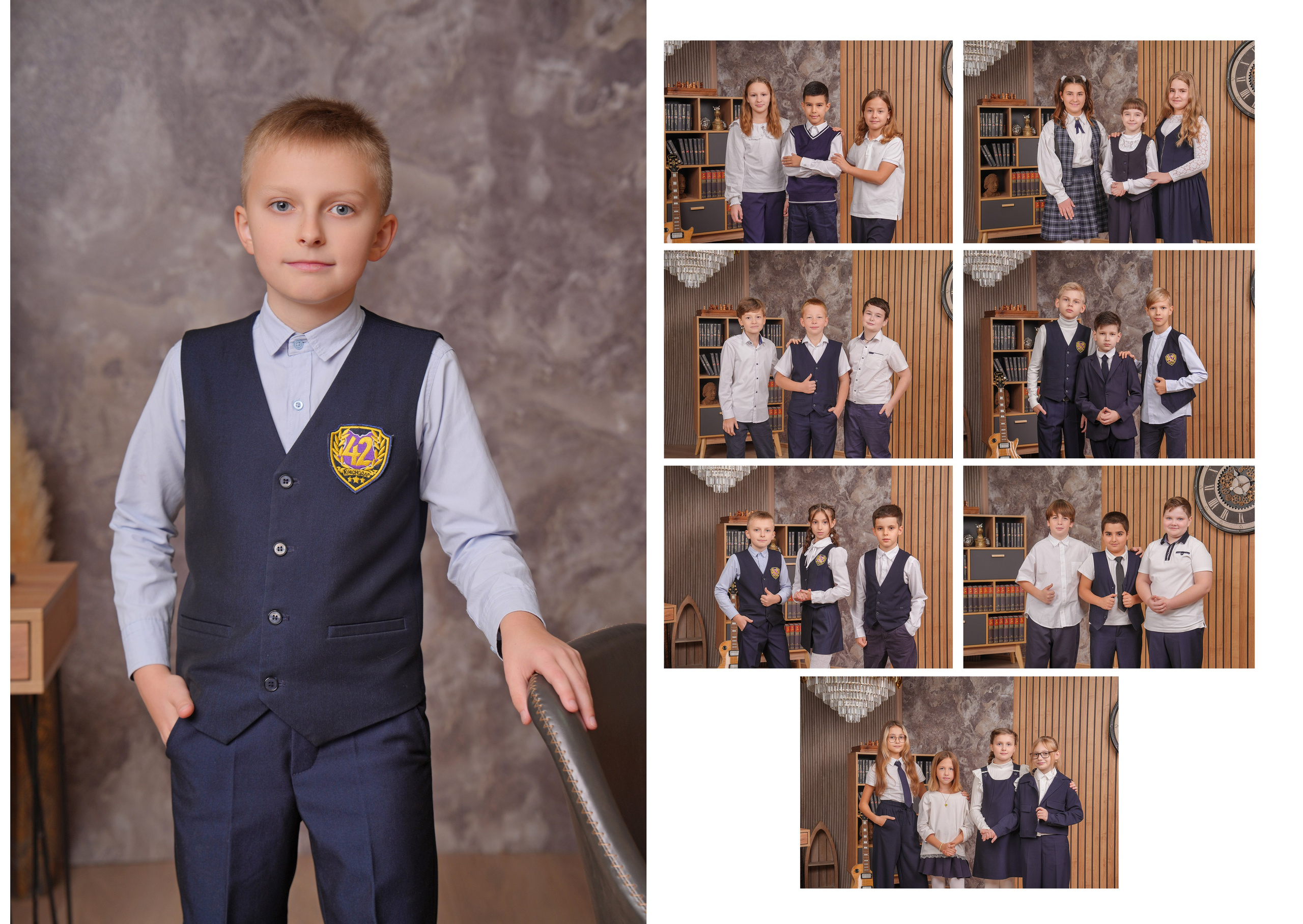 ШКОЛА 42 — 4 «Д» класс. Красивый выпускной альбом в Краснодаре