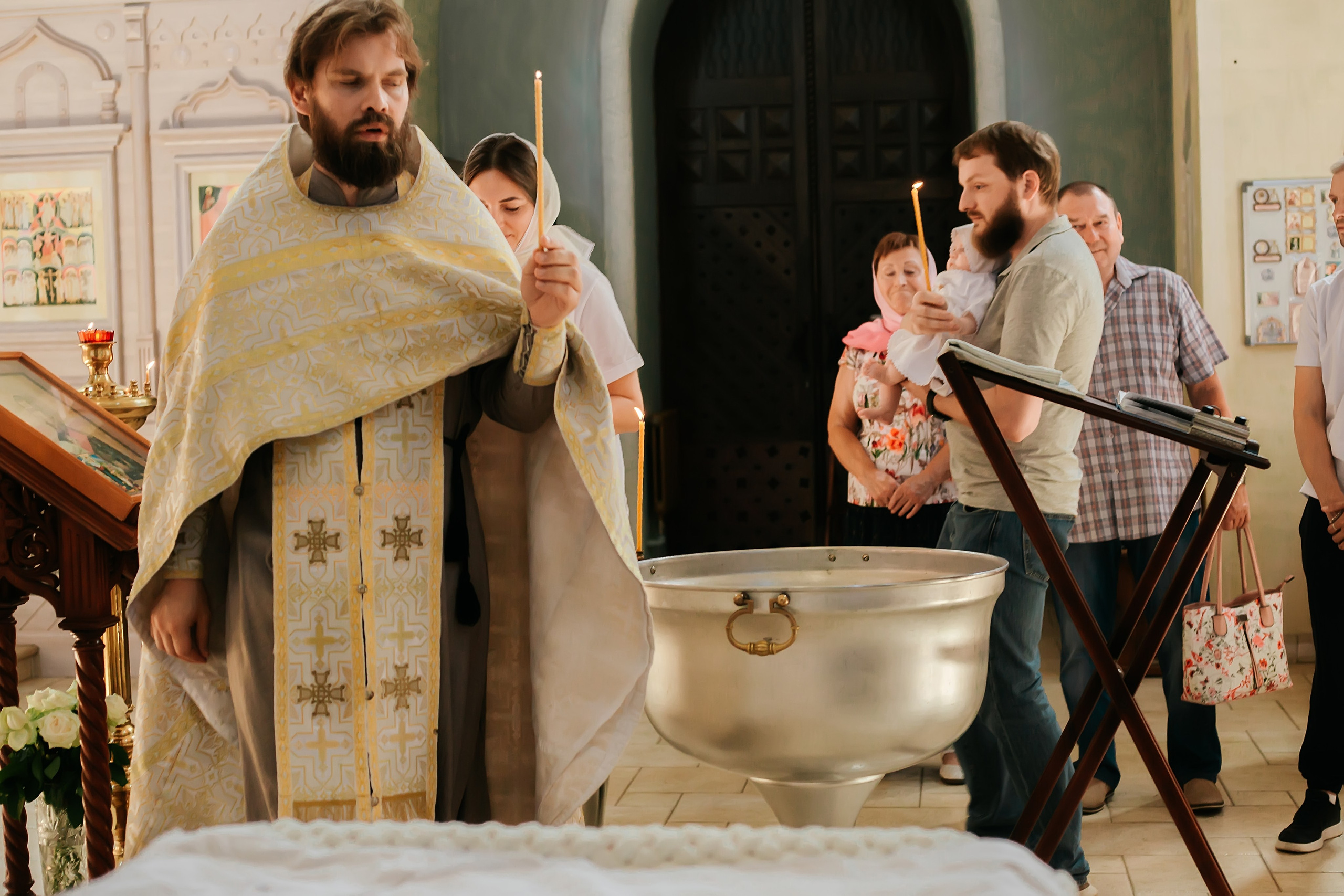 Крещение Валерии. Школьный и детский фотограф Старожилово