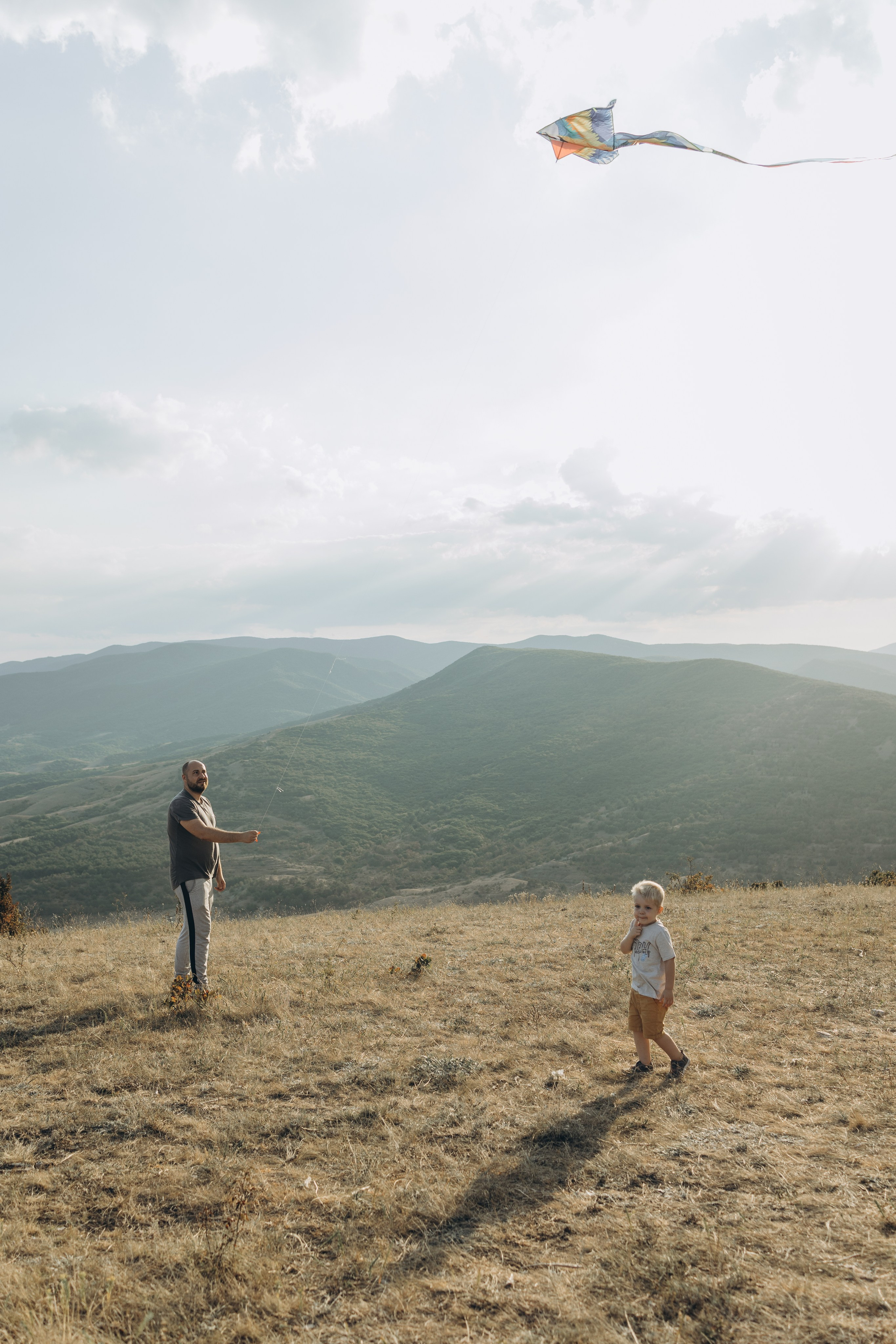 Воздушный змей. Семейный фотограф в Москве Виктория Ястребинская