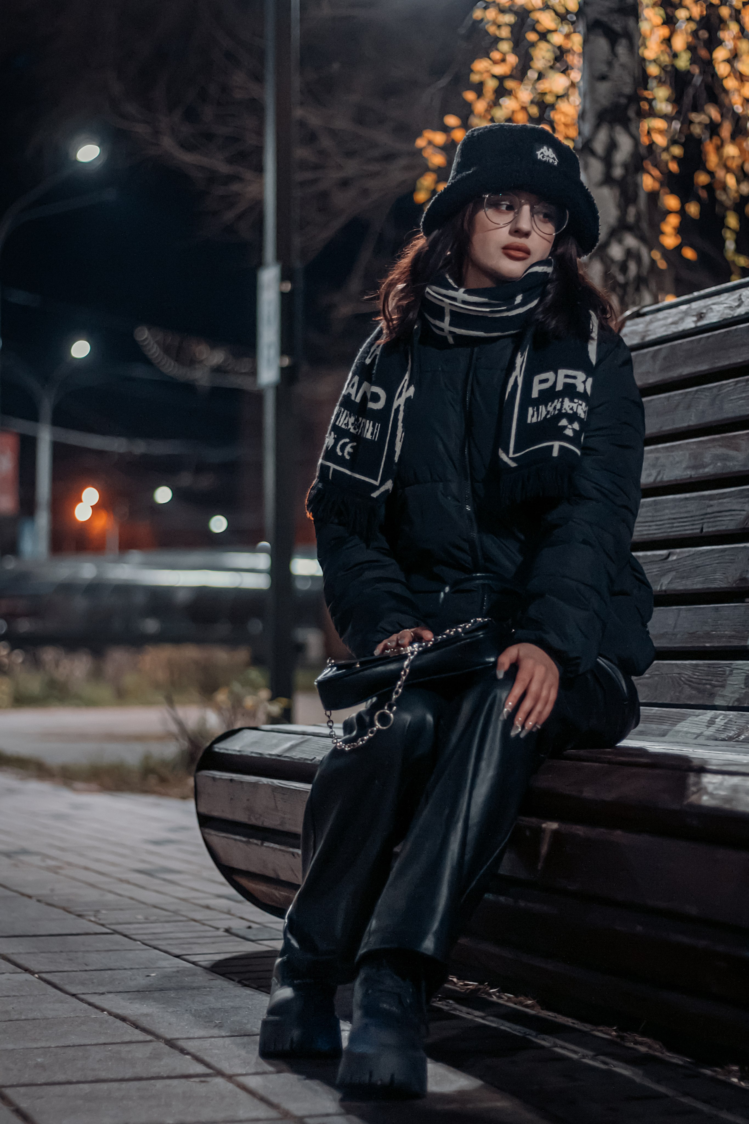 Ночь. Фотограф в Новокузнецке