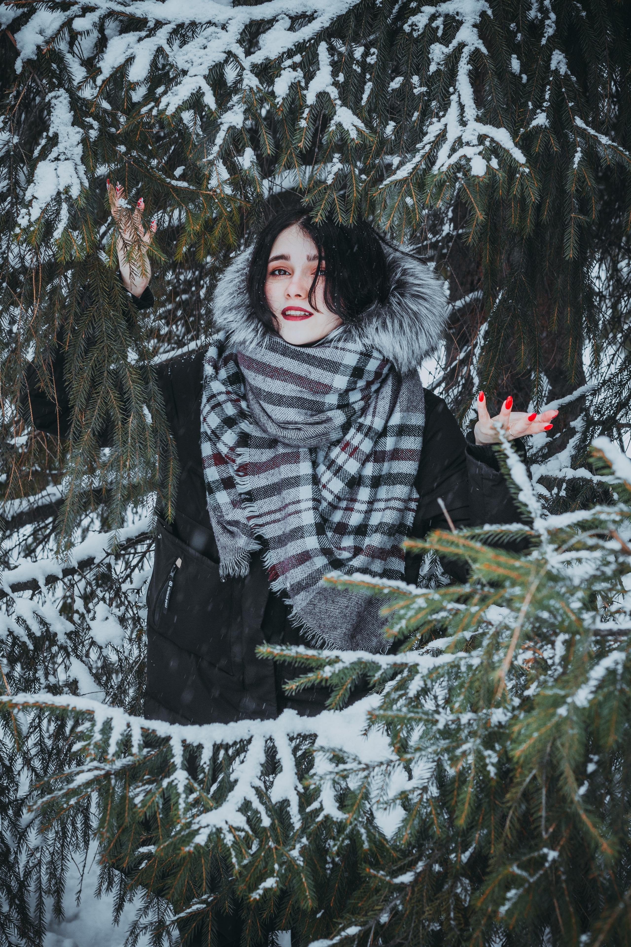 Зима. Фотограф в Новокузнецке