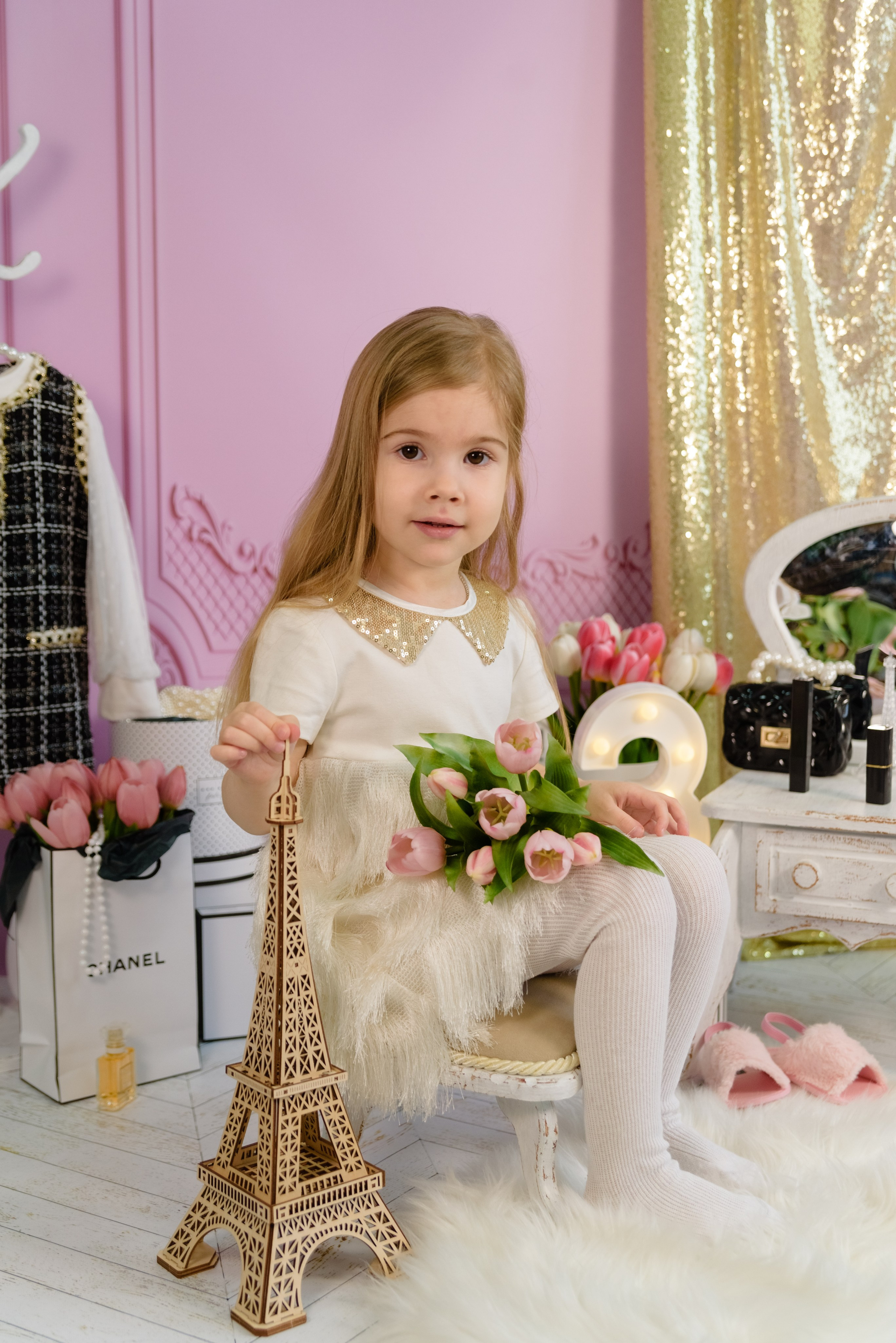 Детская фотосессия «Париж» Полина. Детский Фотограф |Фотограф на годик в Брянске Ирина Романова