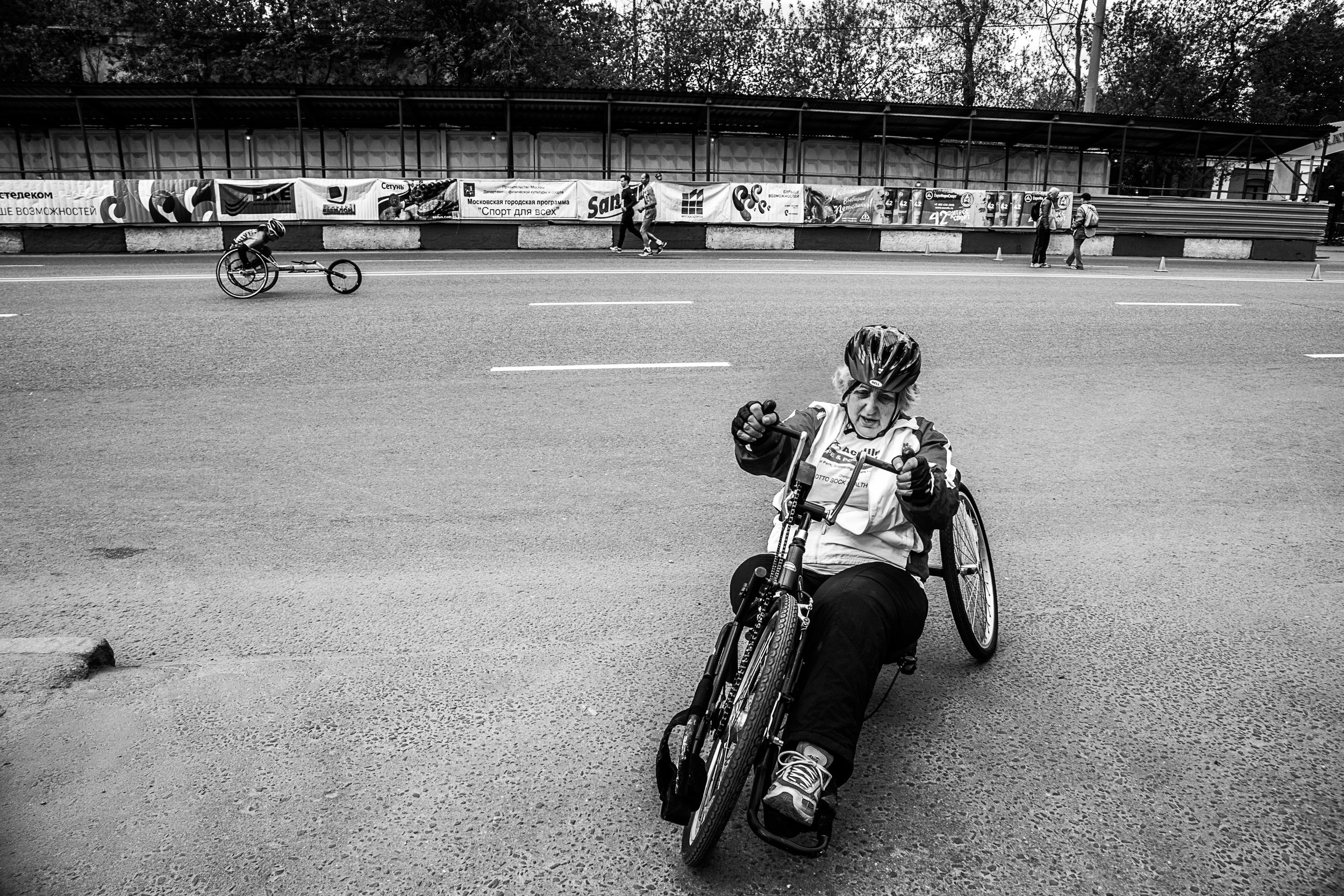Мери Бушуева.  Пробег в Москве, посвященный Дню Победы.Фото: Татьяна Корчагина 