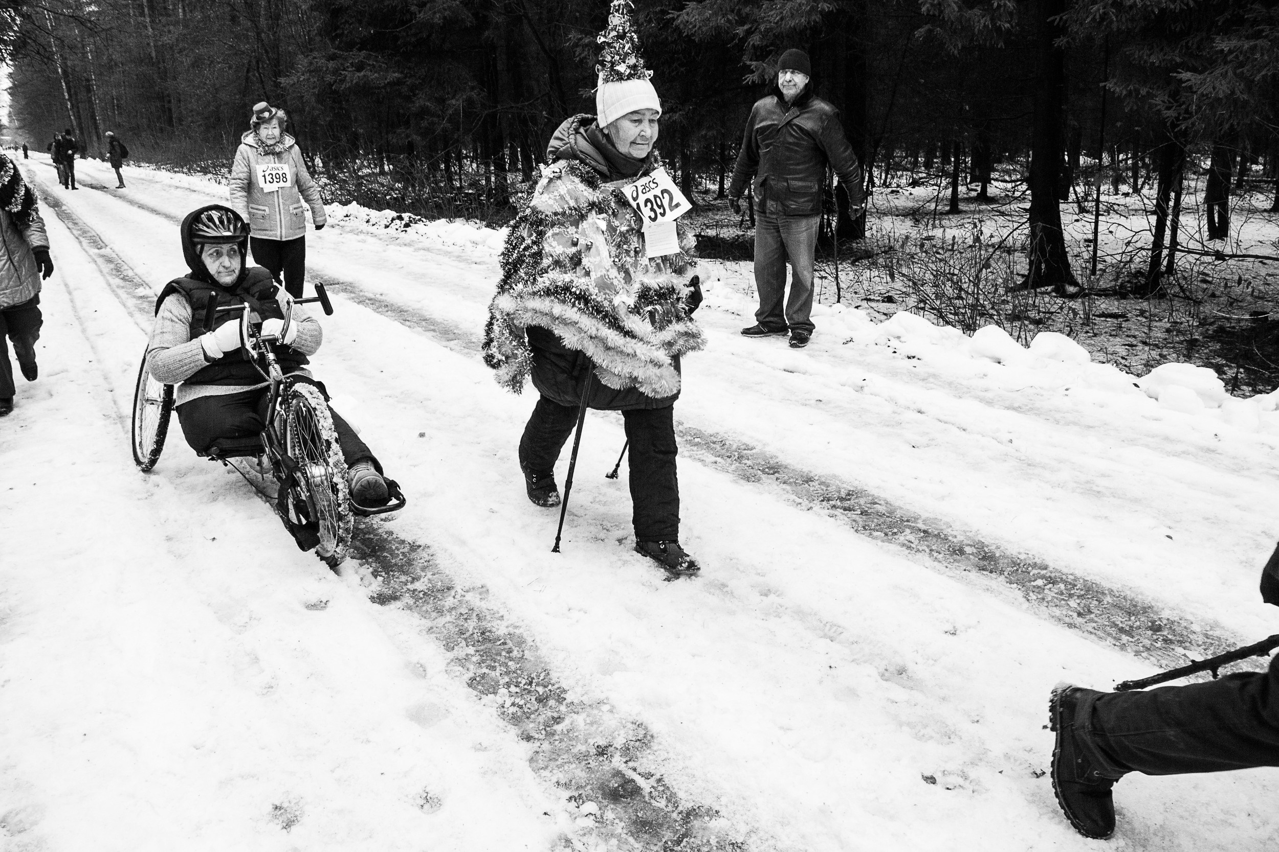 Мери Бушуева  на ежегодном каранвальном  марафоне в Подмосковном Королеве. Фото: Татьяна Корчагина 