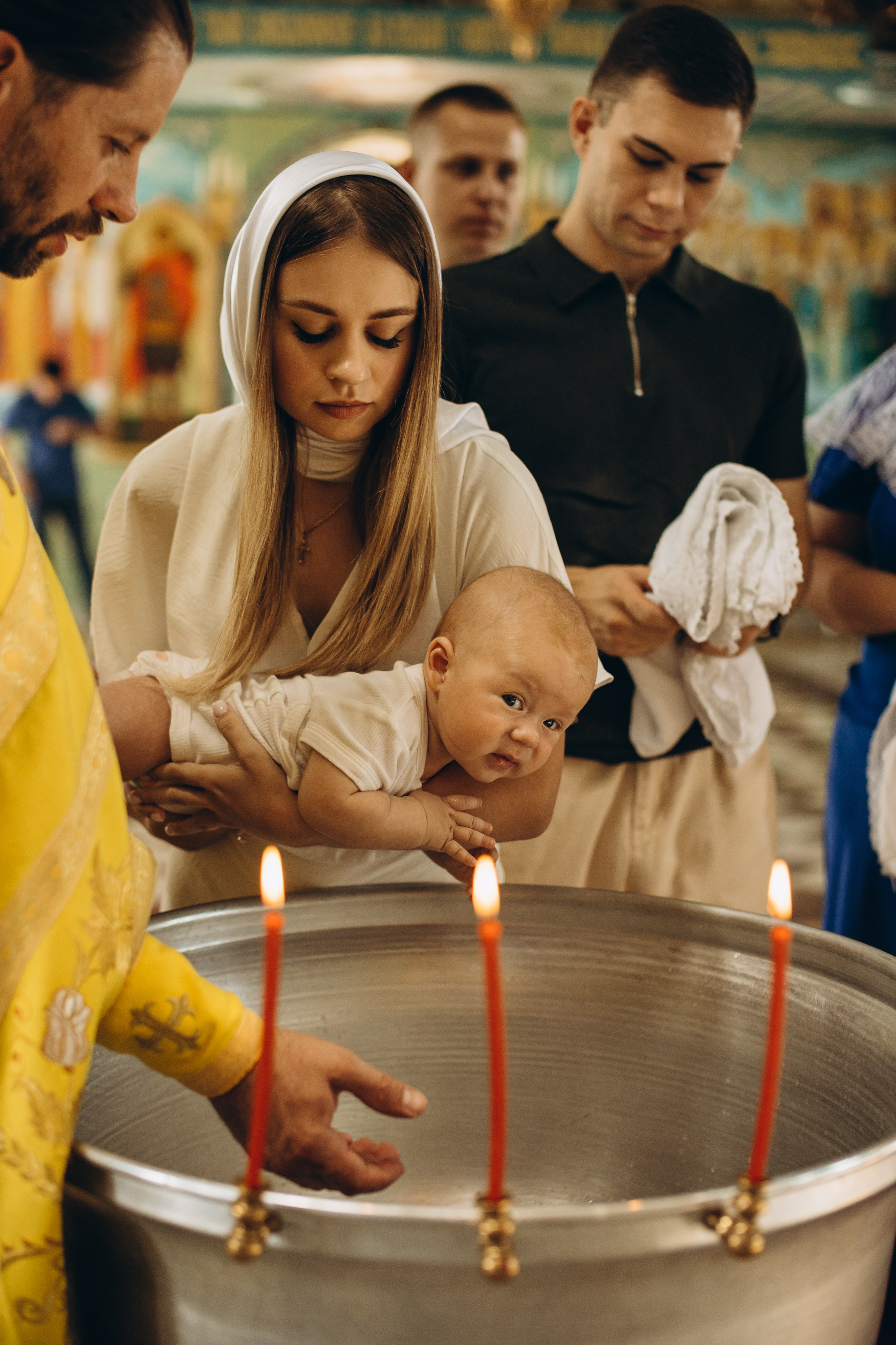 Крещение Мирона. Семейный фотограф в Волгодонске Краченцева Анна