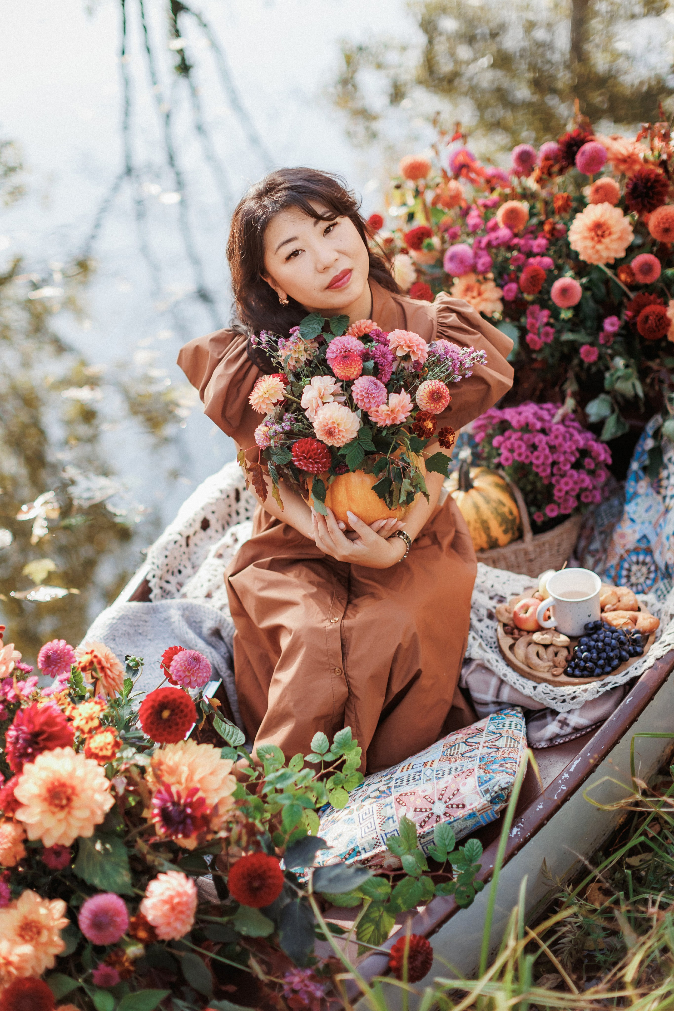 Фотопроект «Лодка в цветах». Свадебный, семейный и детский фотограф в городе Партизанск, Находка