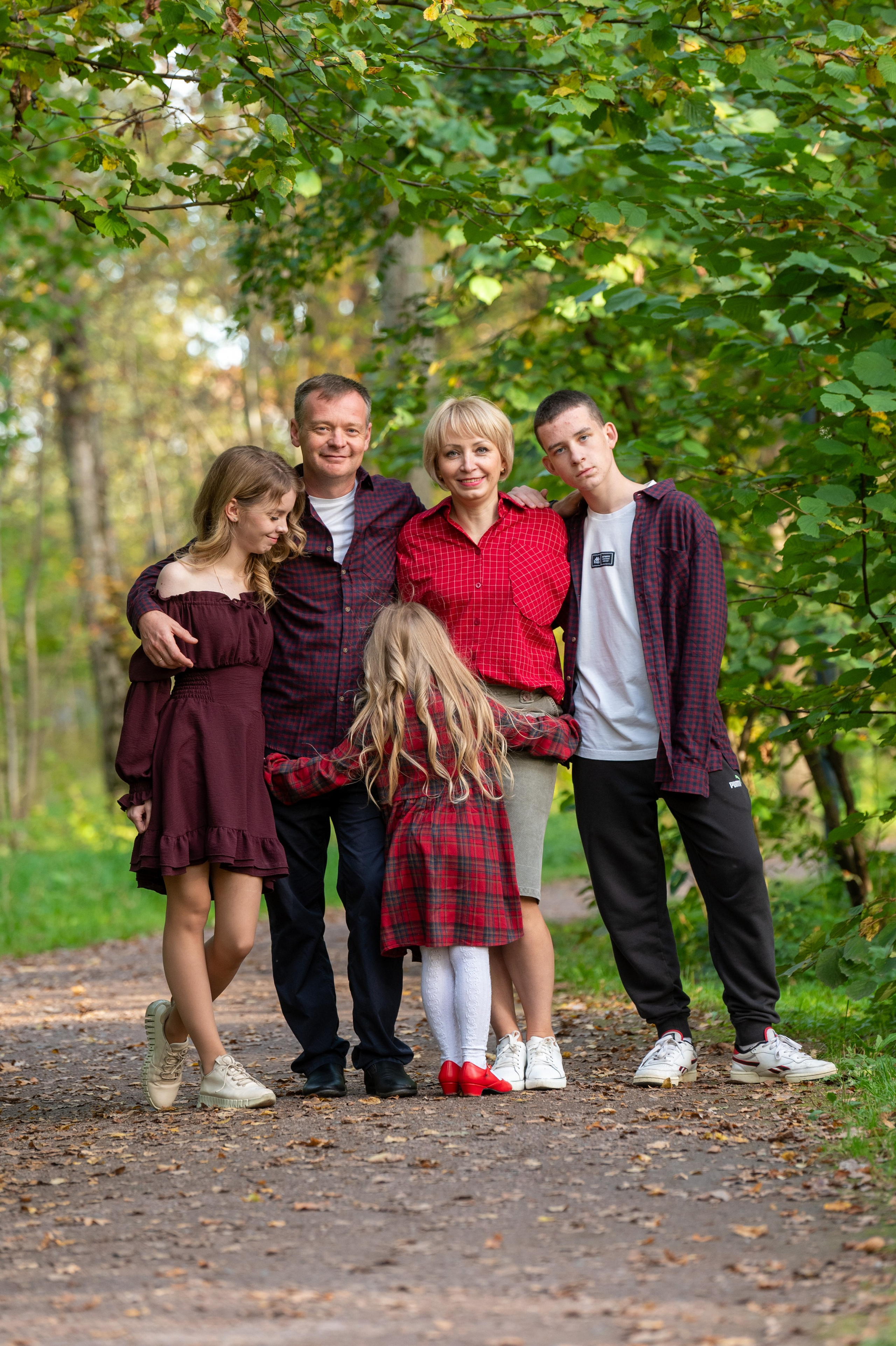 Фотосессия для семьи Кати. Школьный фотограф в Москве