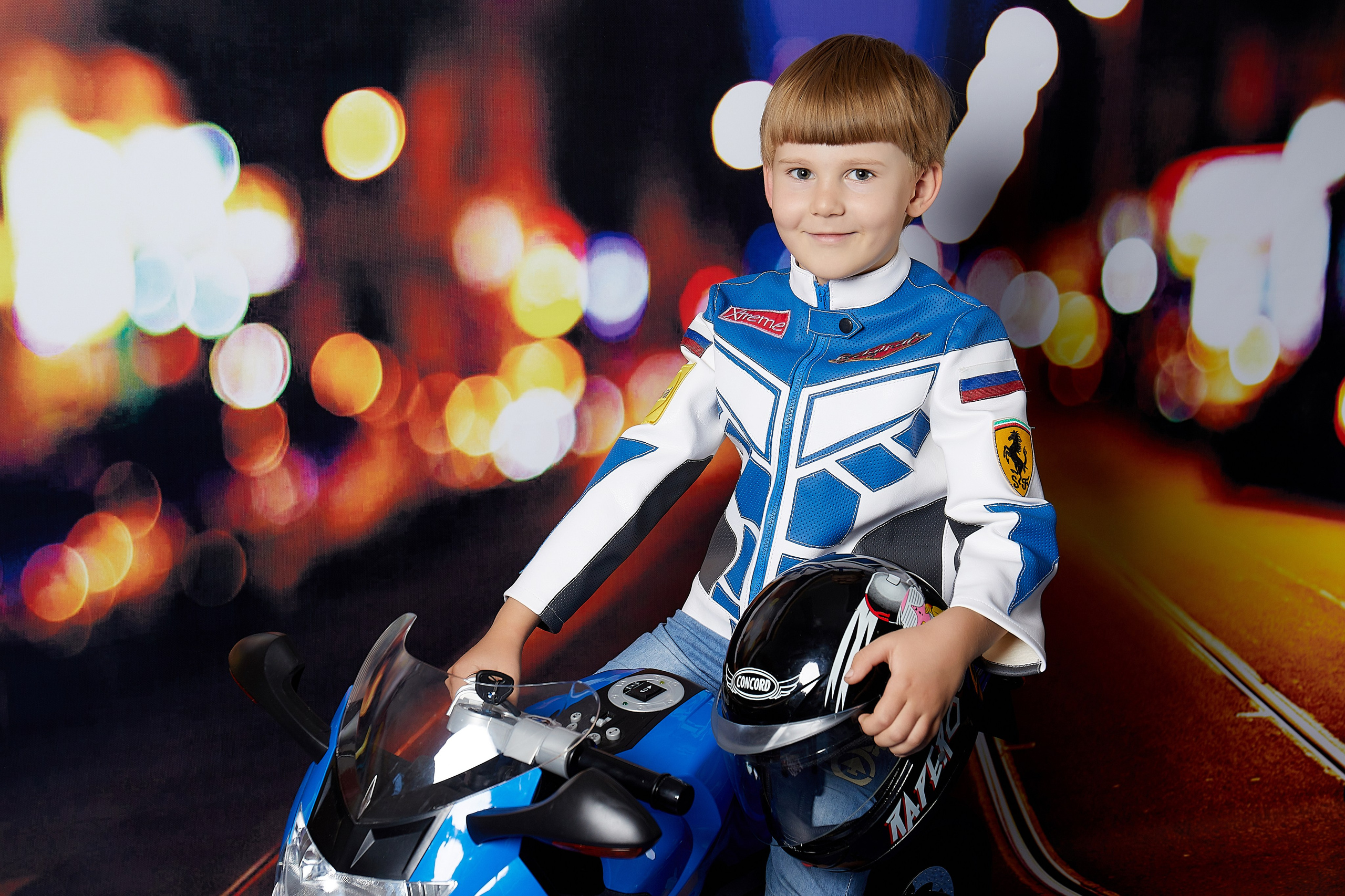 Байкер. Детская выездная фотостудия