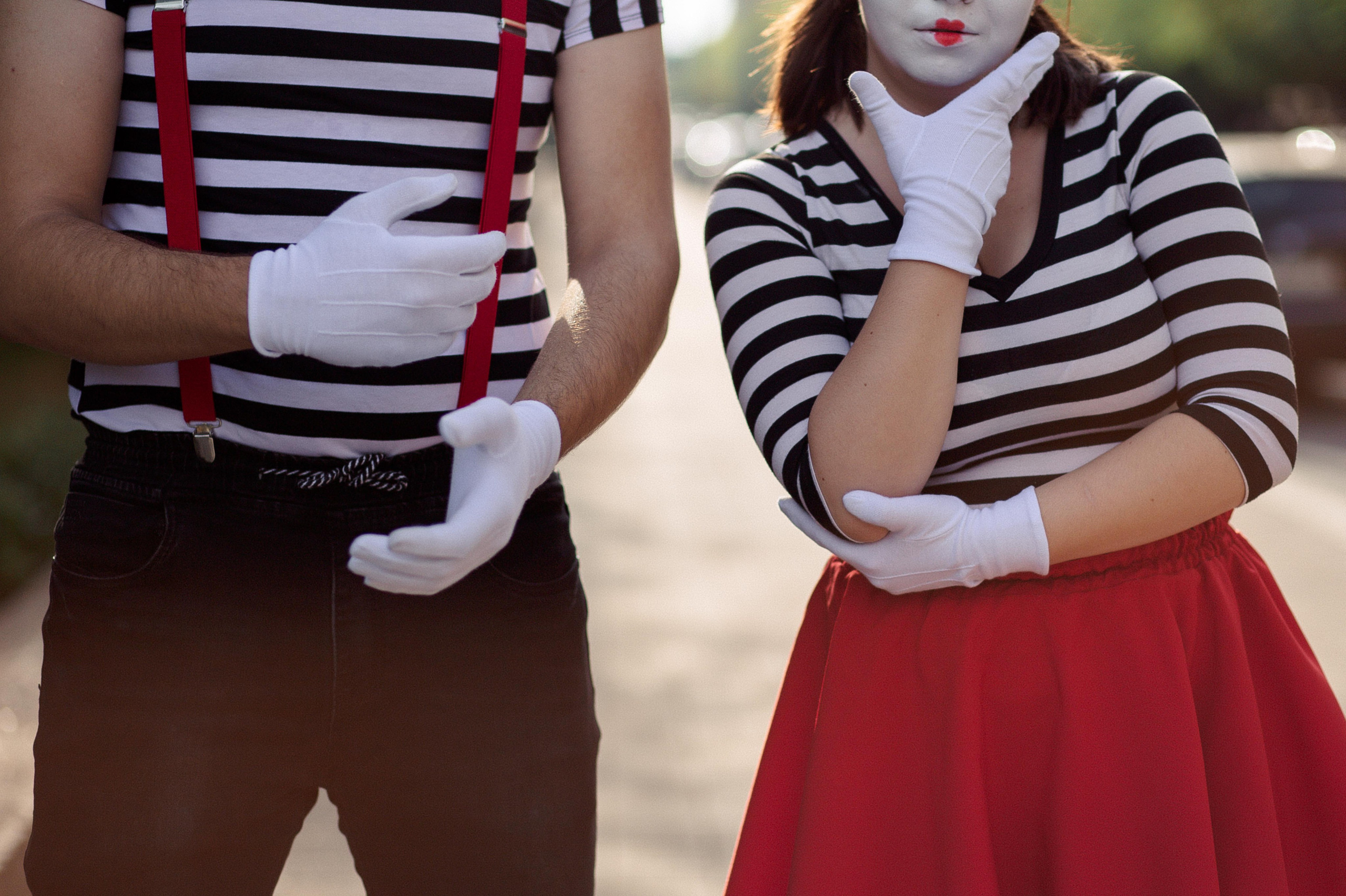 Мимы. Фотограф Крохин Олег