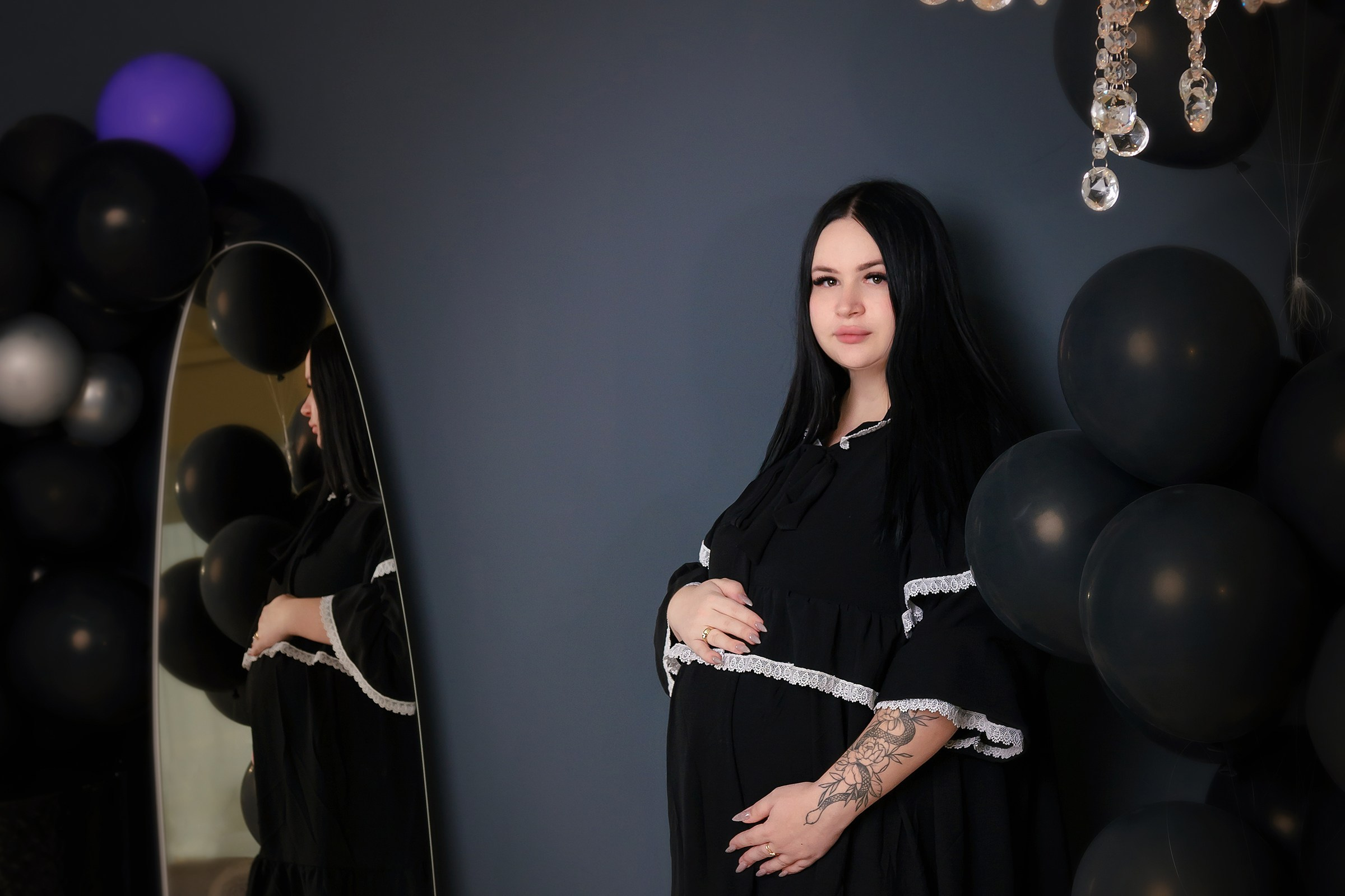 Фотосессии беременности в фотостудии. Фотограф Оксана Сафонова г. Тольятти