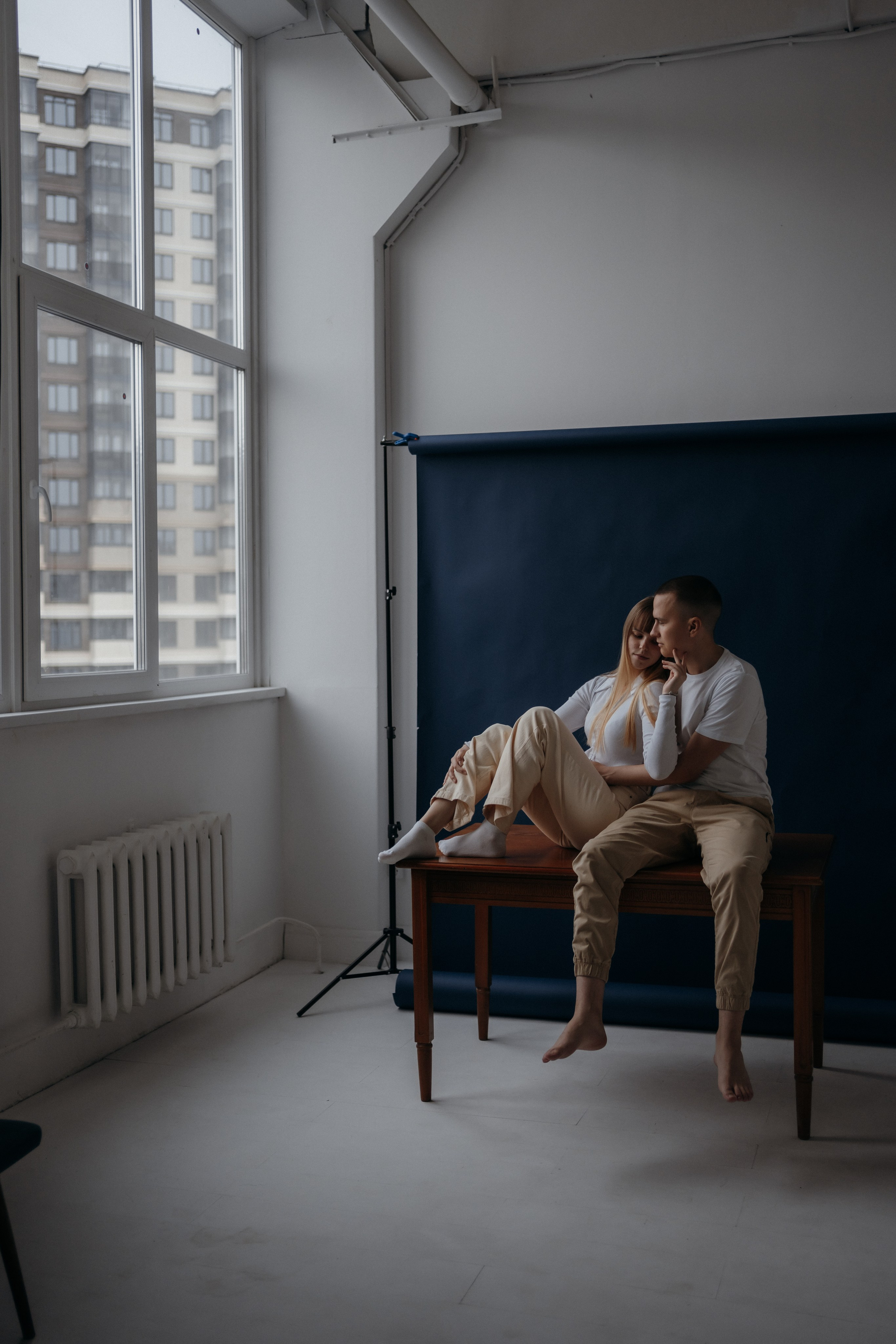 Парная фотосессия в студии в Архангельске. Портретный и свадебный фотограф в Архангельске Елизавета Стрекаловская