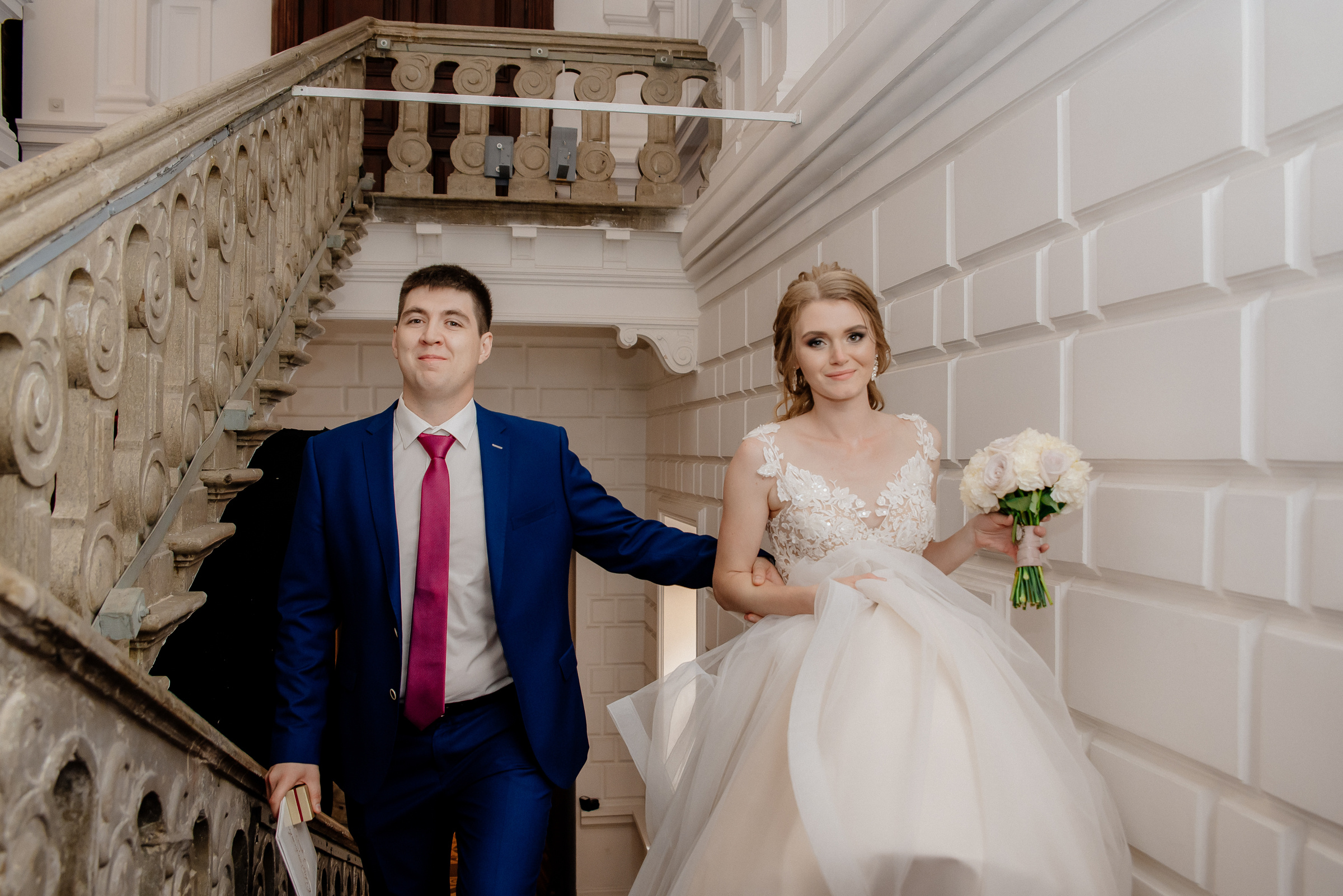 Свадебная фото и видеосъёмка регистрации брака в особняке Спиридонова