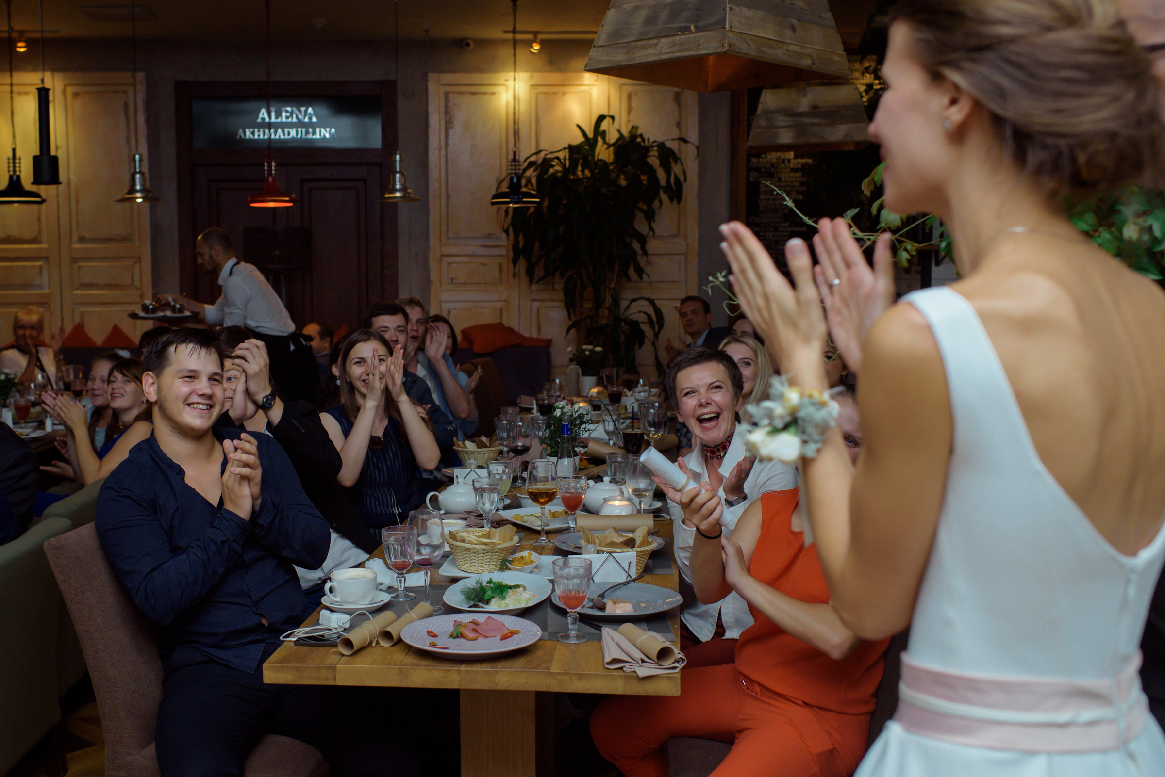 свадебный банкет в Bon App cafe на Никольской