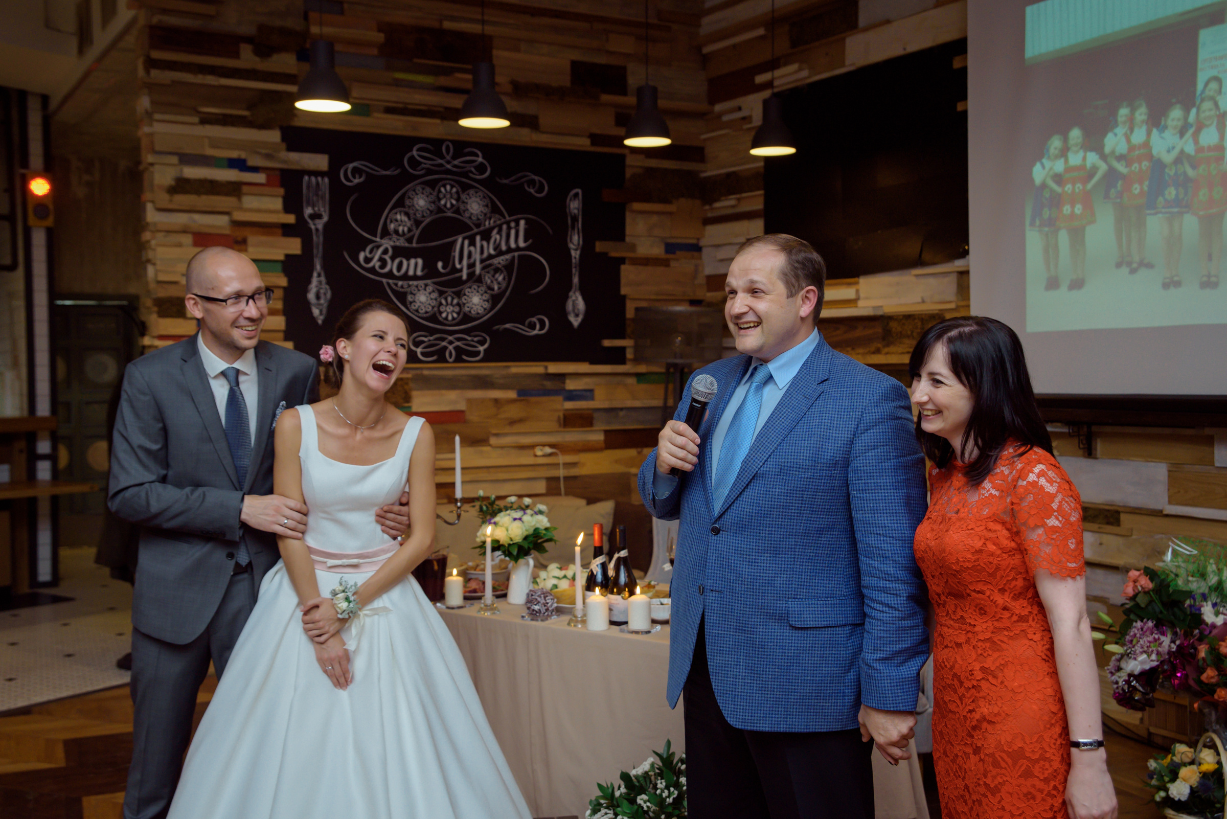 свадебный банкет в Bon App cafe на Никольской