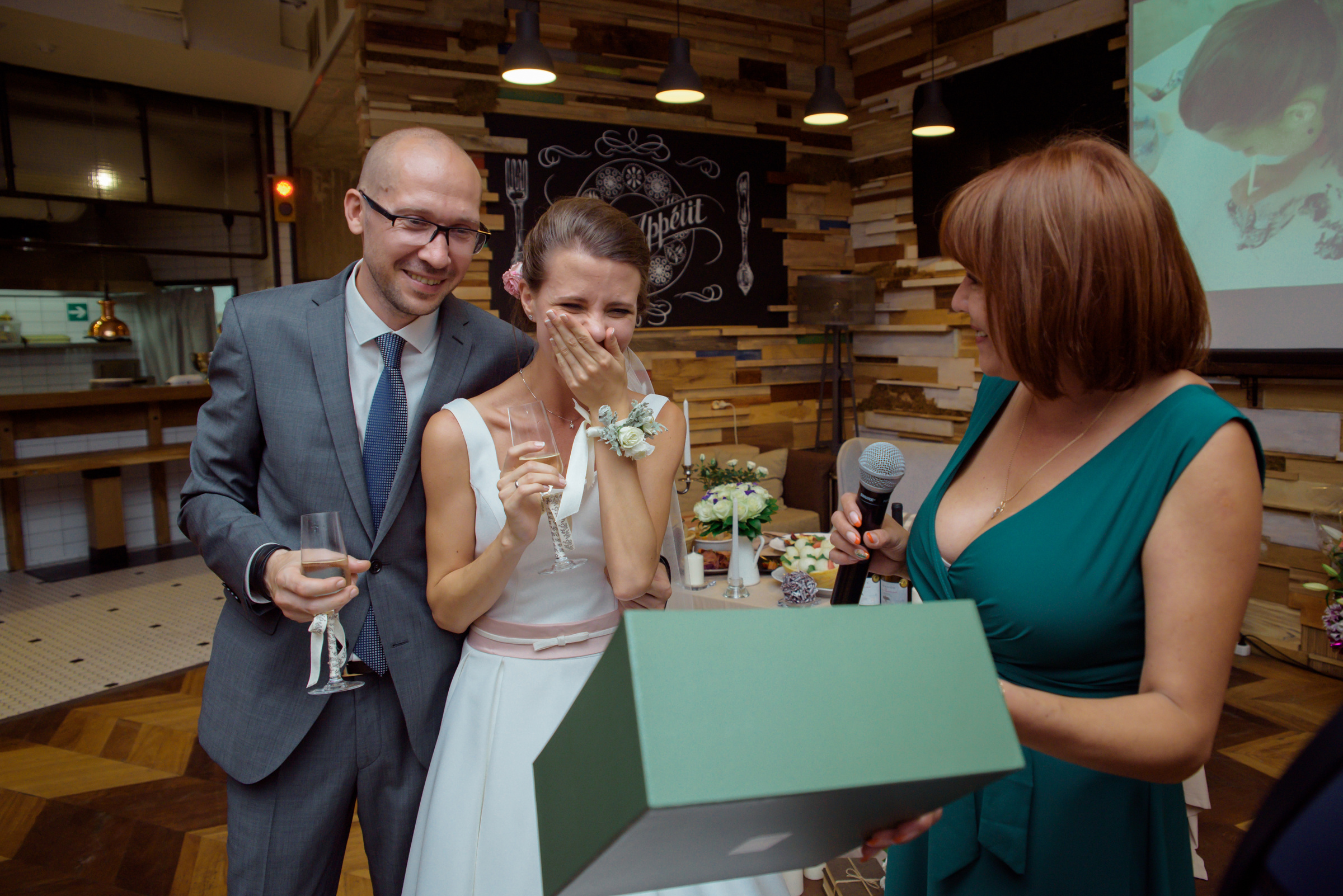 свадебный банкет в Bon App cafe на Никольской