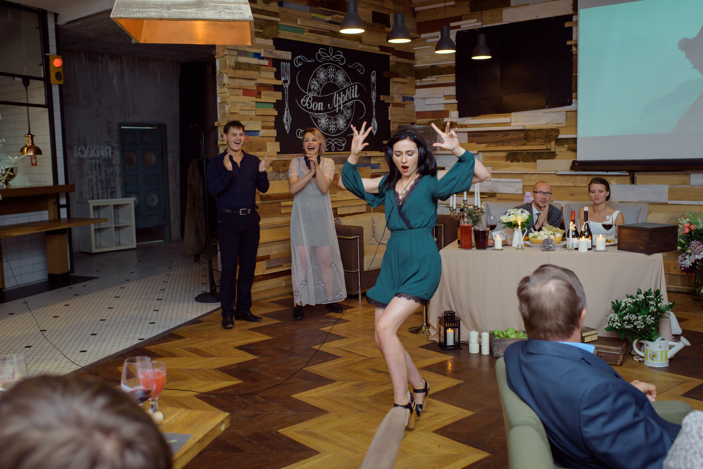 свадебный банкет в Bon App cafe на Никольской