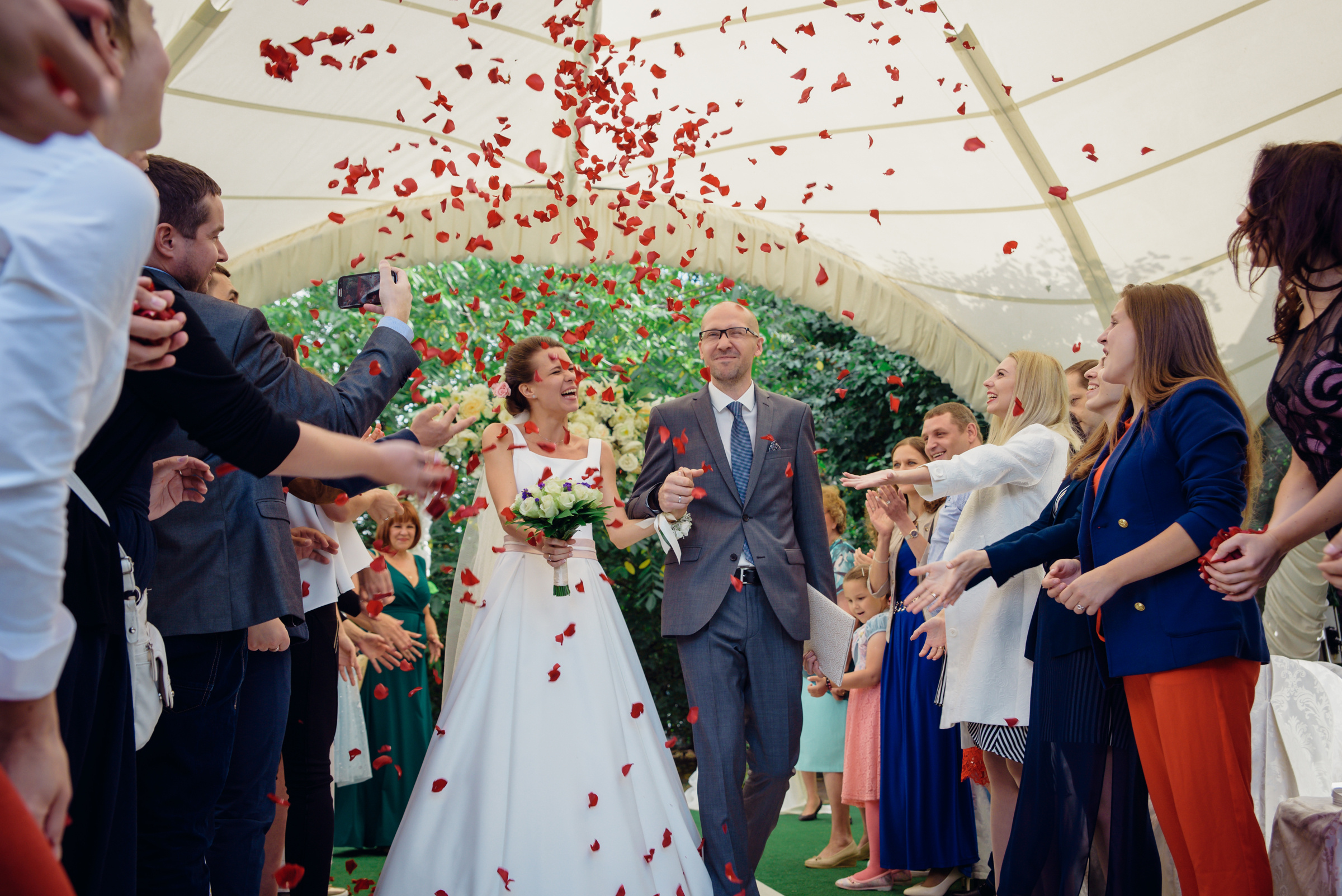 фото и видеосъемка выездной регистрации