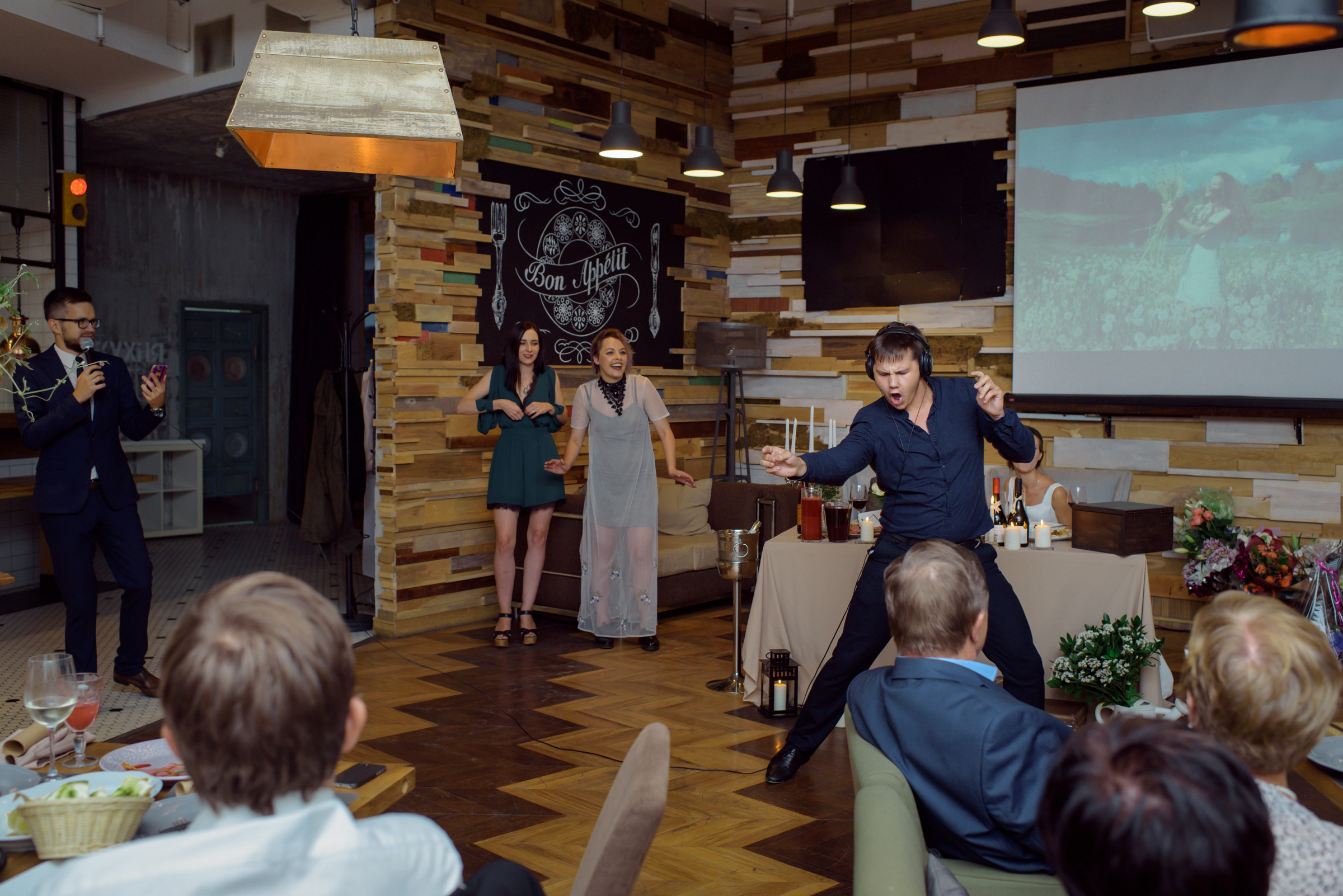 свадебный банкет в Bon App cafe на Никольской