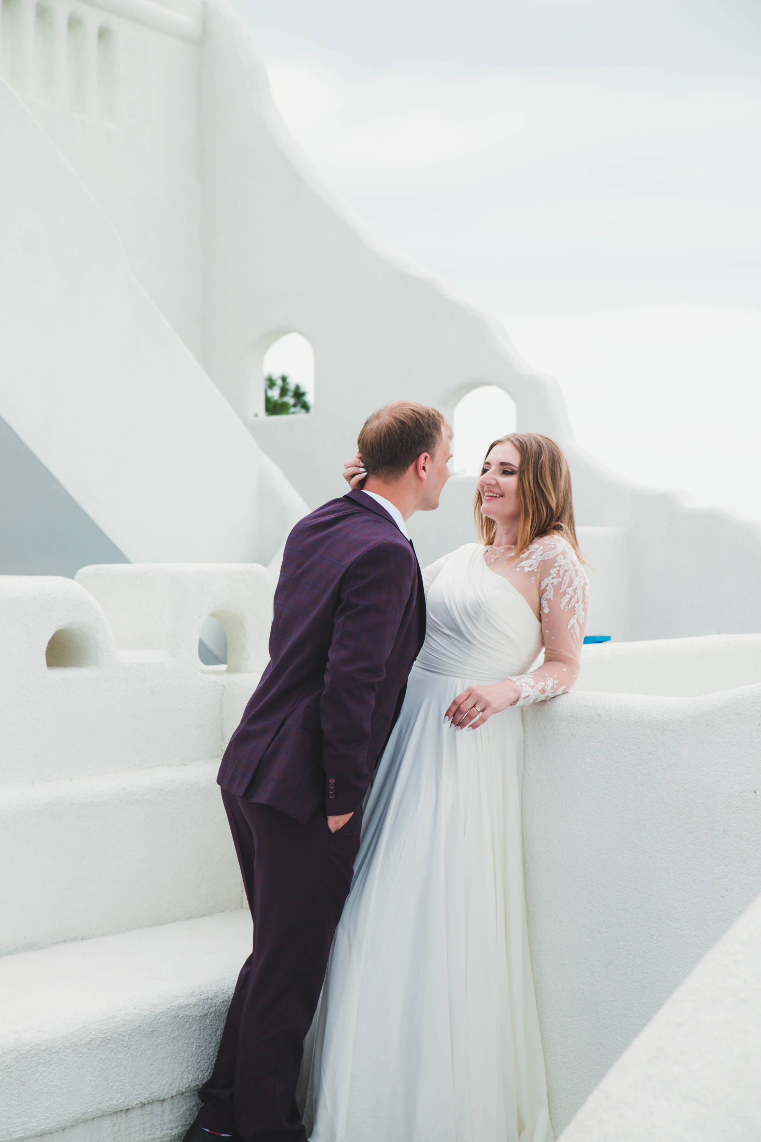 Ксения & Иван. Свадебная съемка в Санторини и Херсонесе. Свадебный и контент фотограф в Севастополе и Крыму Марина Данилова