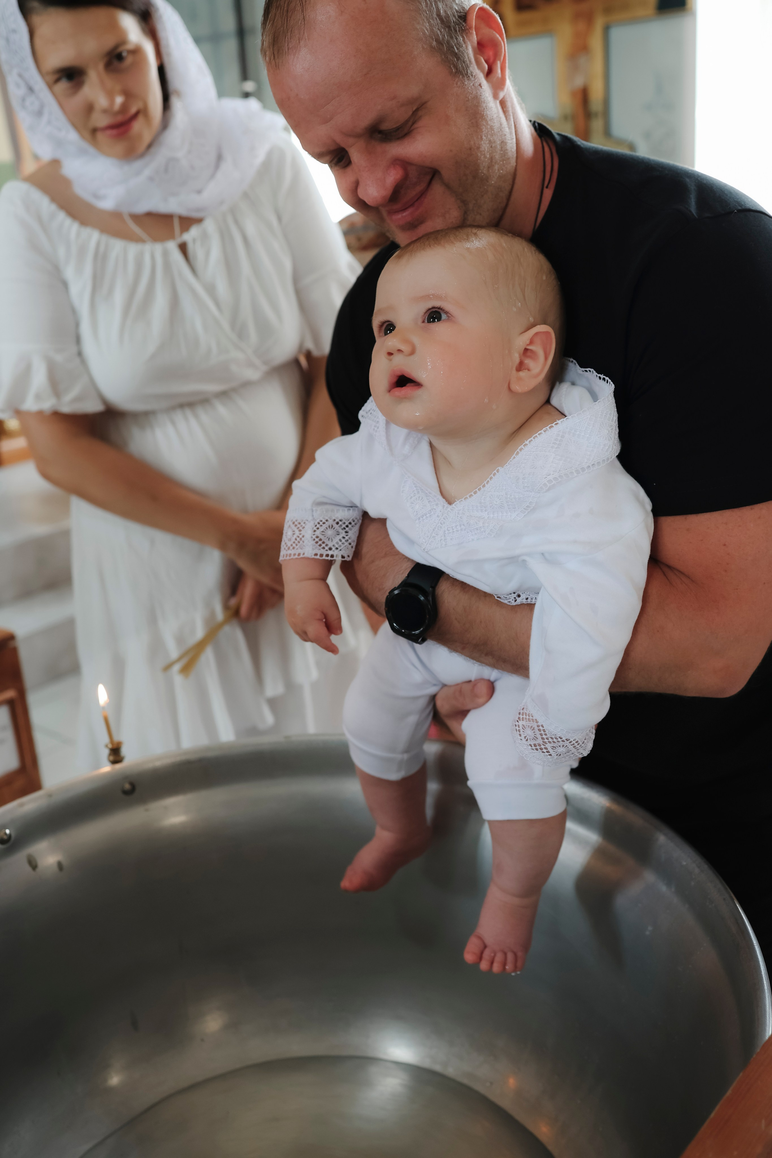 Крещение Гордея. Фотограф Новосибирск