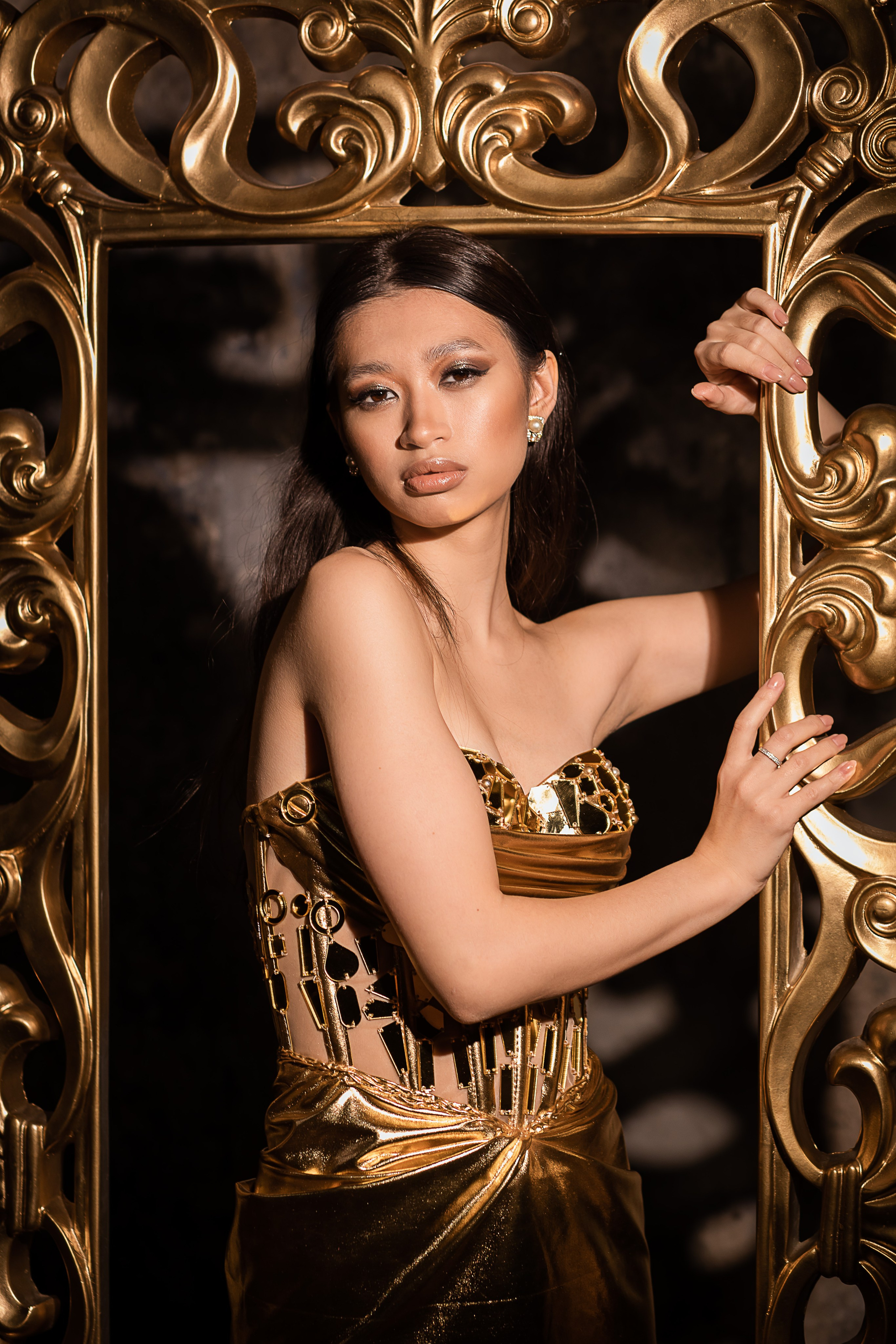 Анастасия. Творческий проект «Золото». Свадебный и семейный фотограф в Колпино и СПб Юлия Папанова