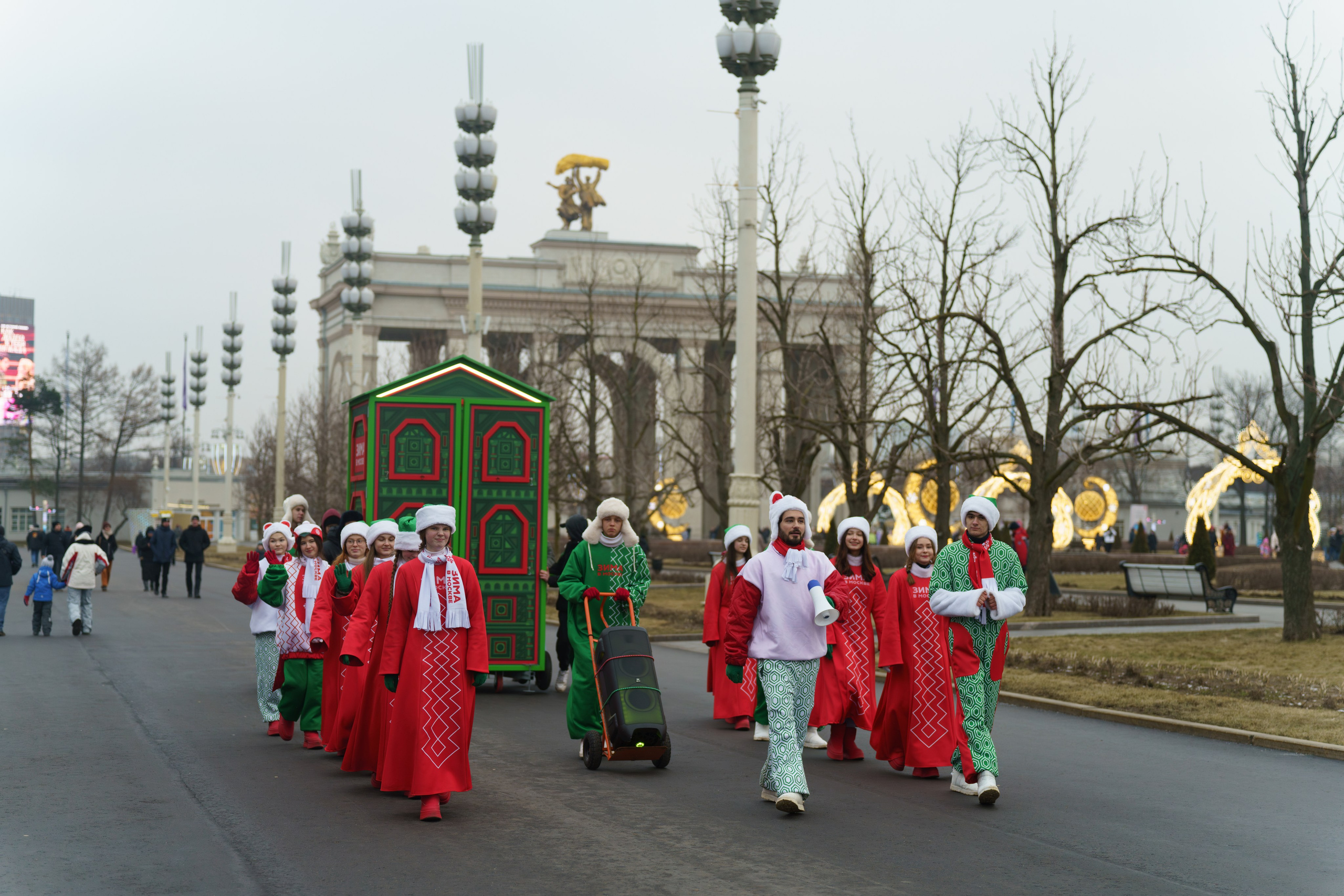 Проект «Зима в Москве» ВДНХ. Фотограф Алекс Висэро