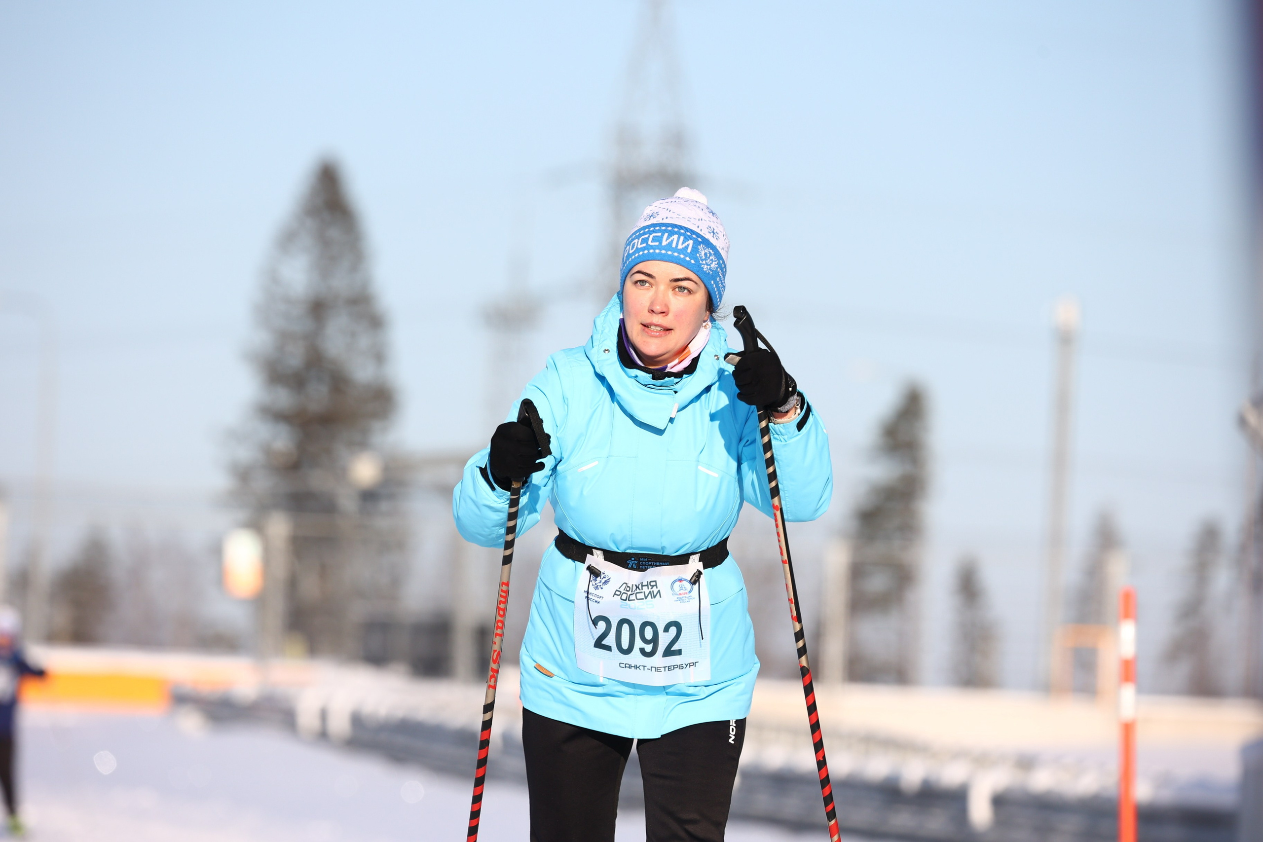 Лыжня России Игора Драйв 2025. Спортивный фотограф в Санкт-Петербурге Илья Vacool
