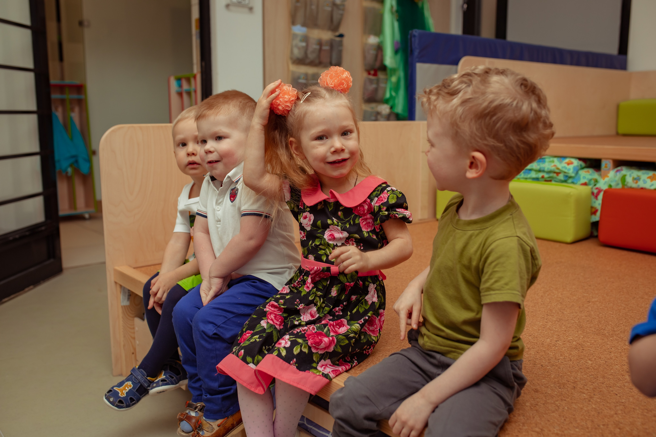 Праздник весны в детском саду. Семейный и детский фотограф в Москве Дорогова Екатерина