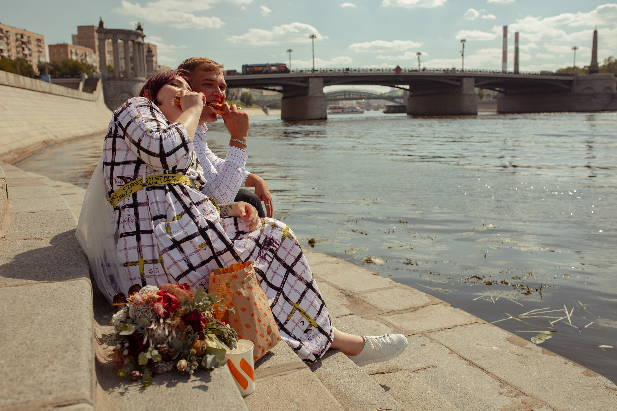 Светлана и Дмитрий. Прогулка после ЗАГСа. Семейный и детский фотограф в Москве Дорогова Екатерина