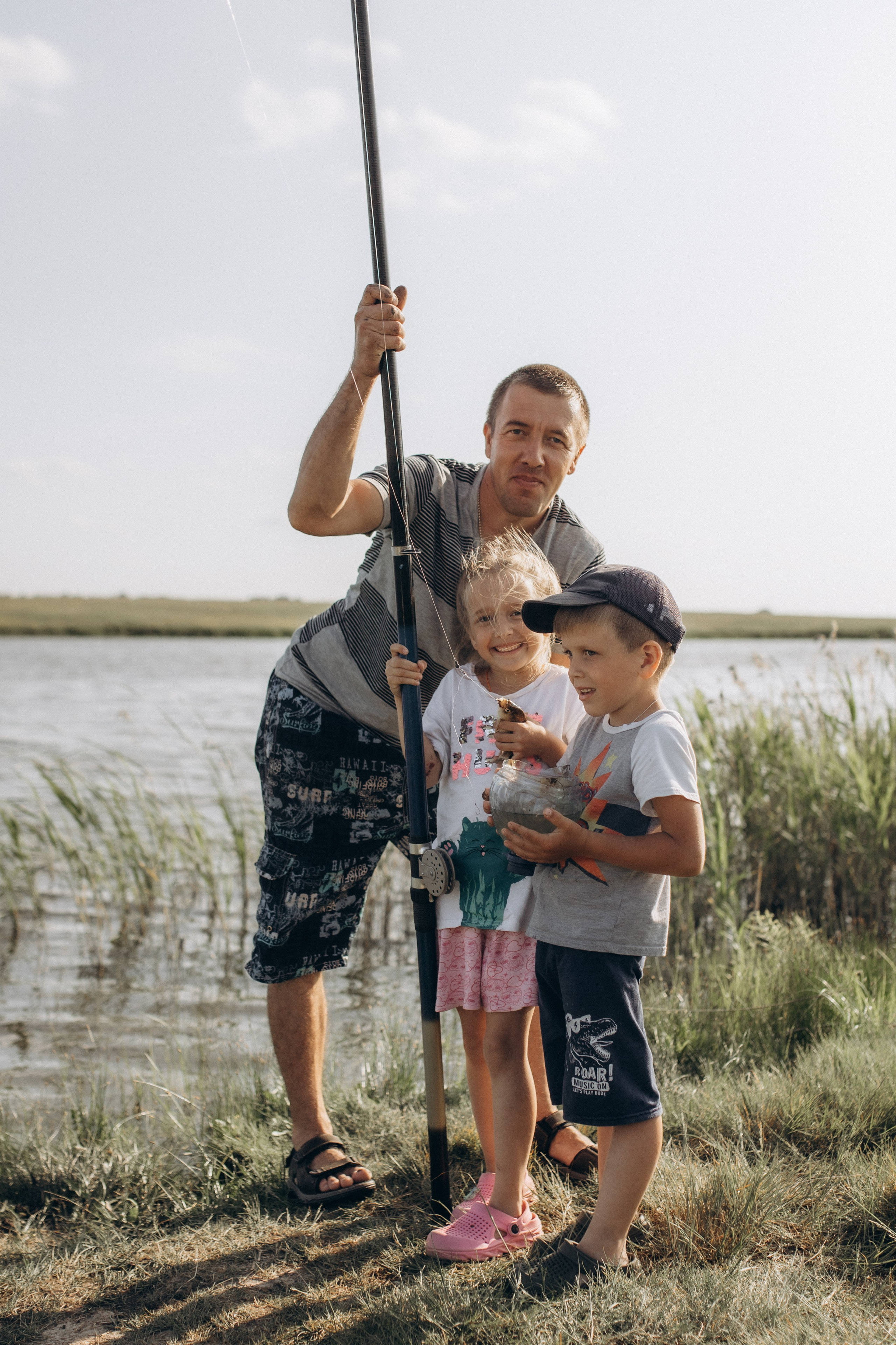 Семейная рыбалка. Семейный фотограф lifestyle в Новосибирске Елена Шпилевая