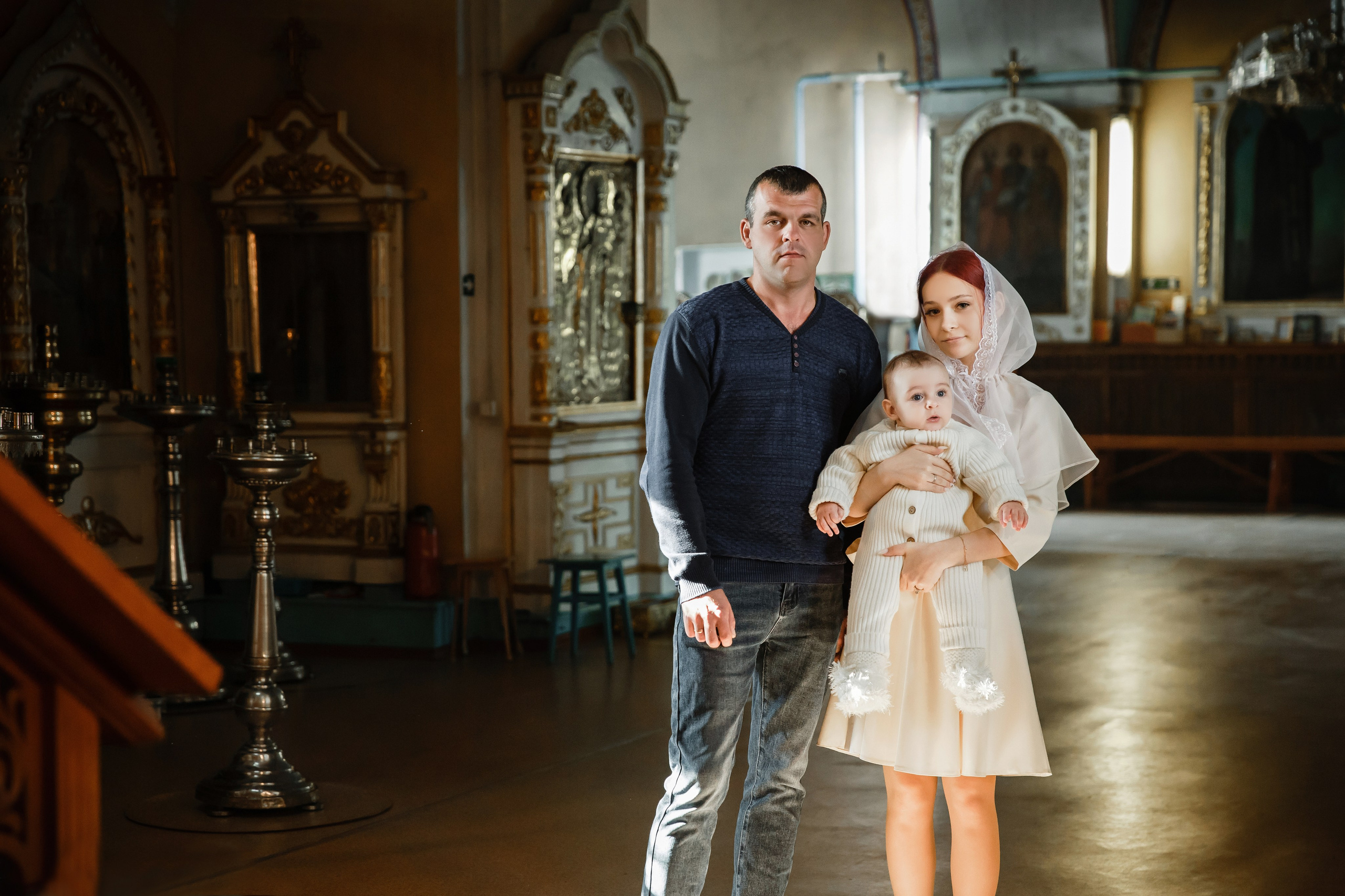 крестные родители, крестины в Оболенке,  храм для крещения, 