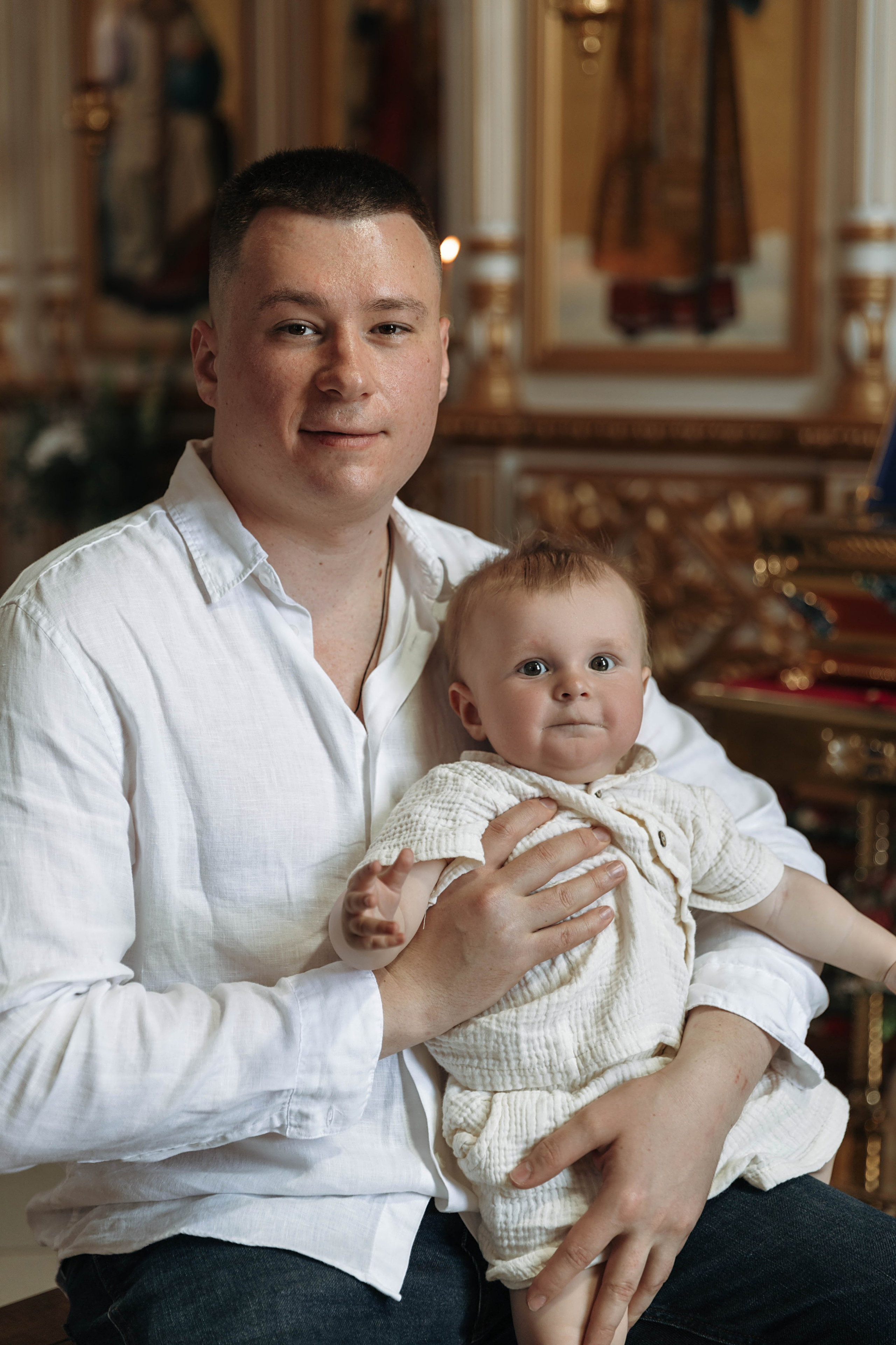 Таинство Крещения Льва. Фотограф Сальск Катерина