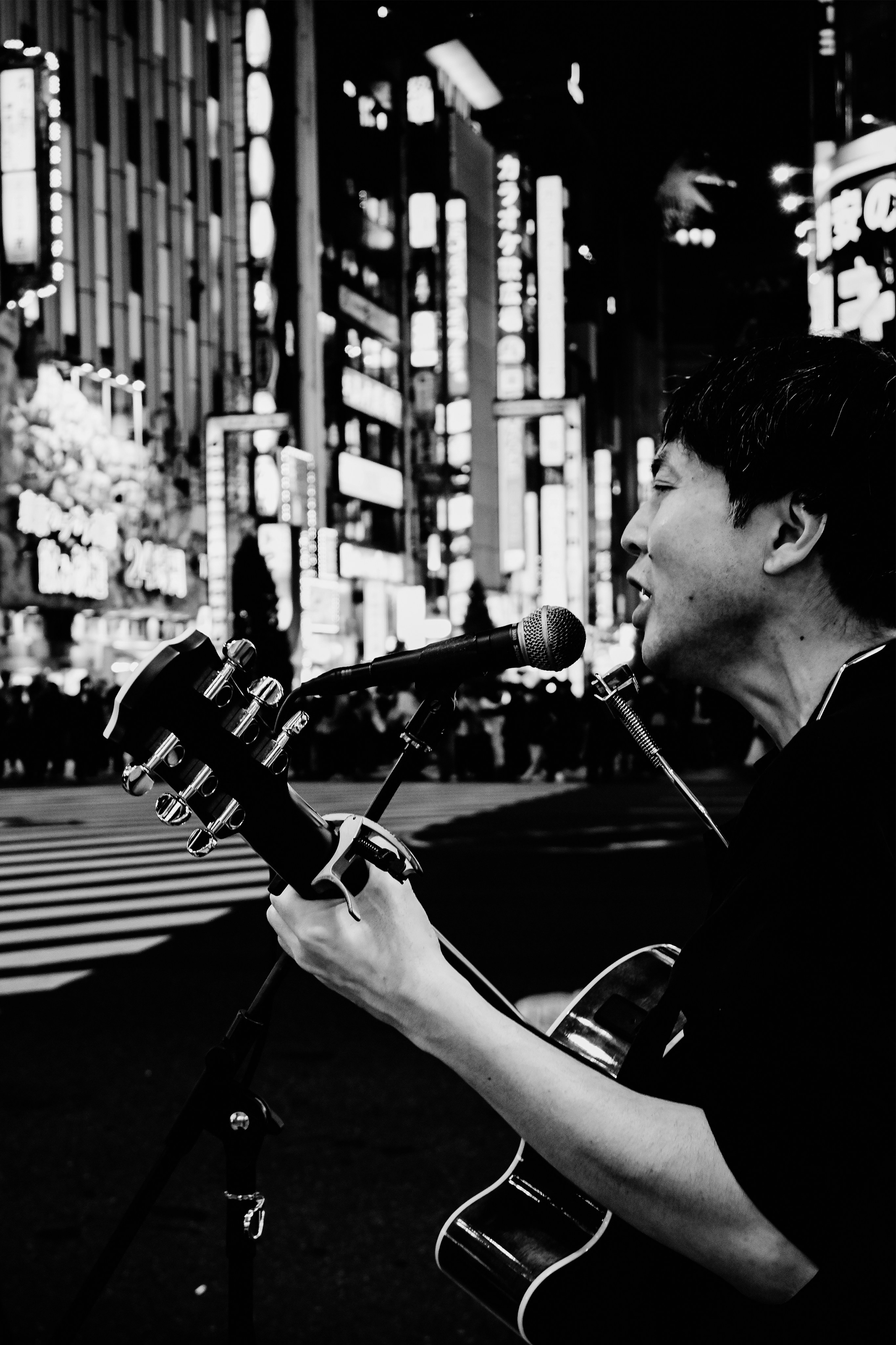 Tokyo night street. Iraogo